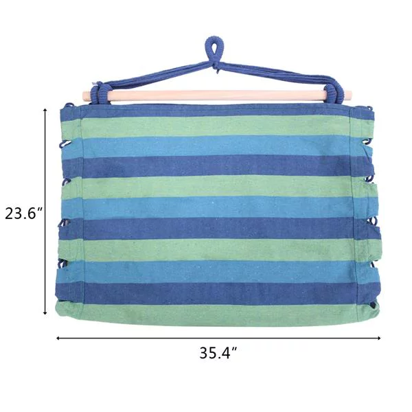 Hammock Chair Hanging Rope Swing - Max 250 Lbs