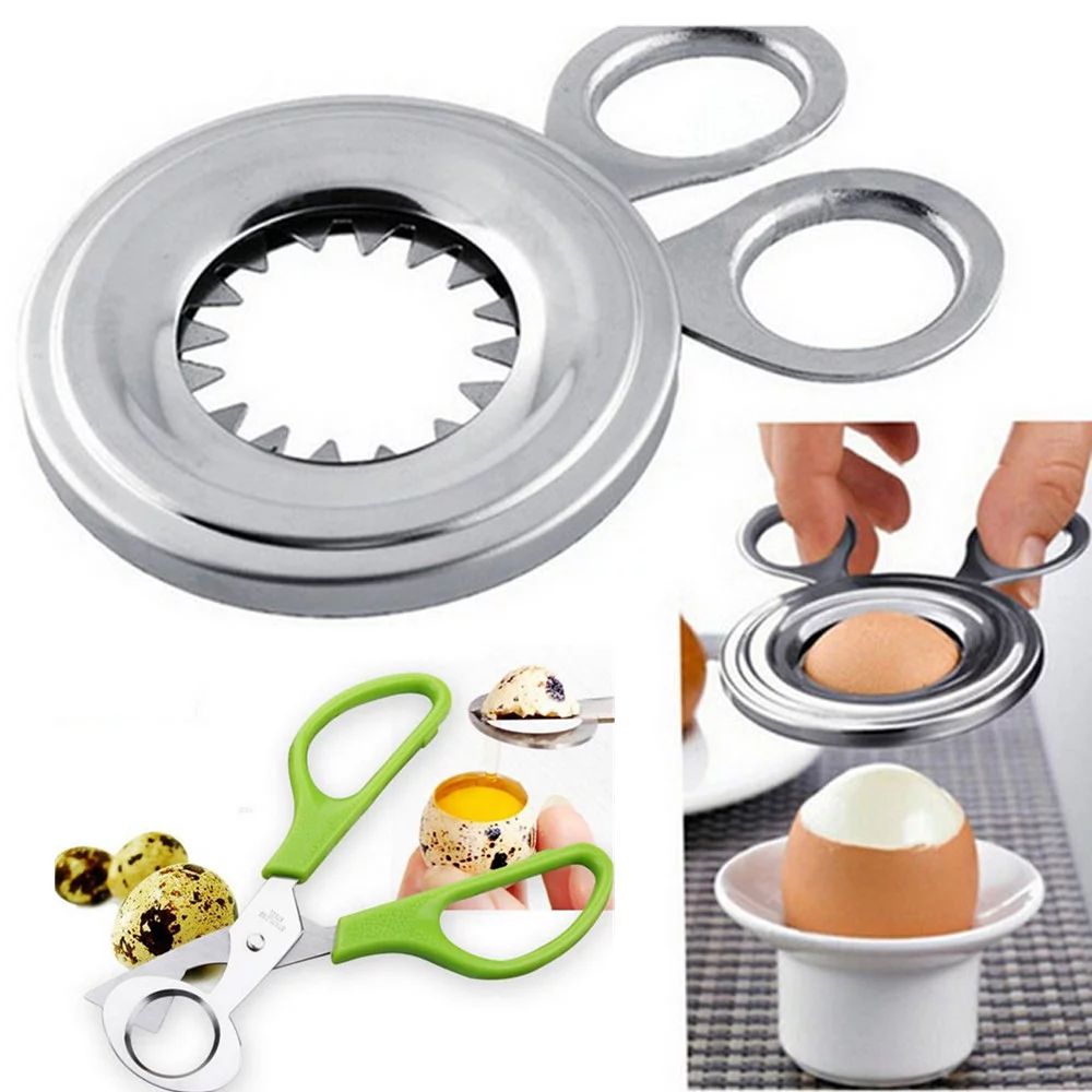 Gifts for Christmas Bidobibo Quail Egg Cutter Quail Egg Scissors Kitchen Egg Shears Tool Stainless Steel Egg Cracker Opener Pigeon Egg Scissor