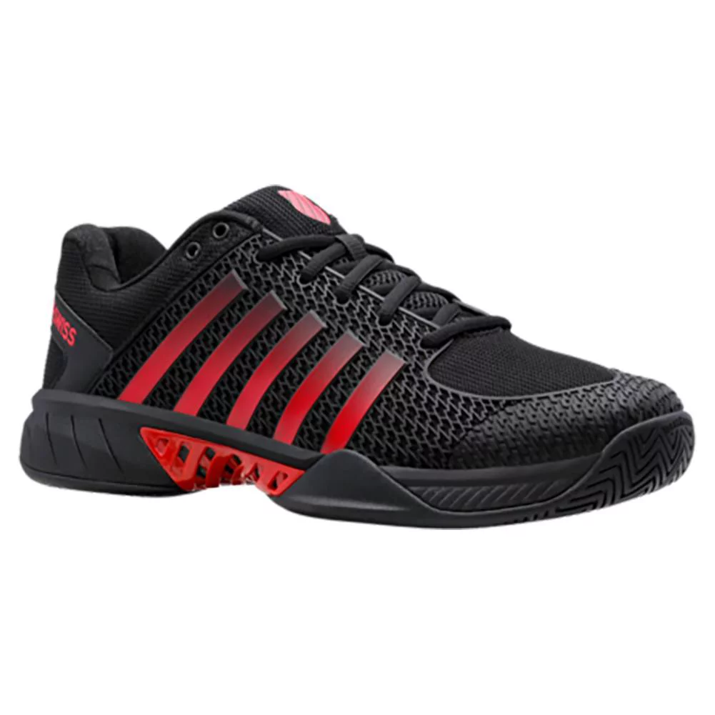 K-Swiss Men`s Express Light Pickleball Tennis Shoes Black and Lollipop ( 10 )