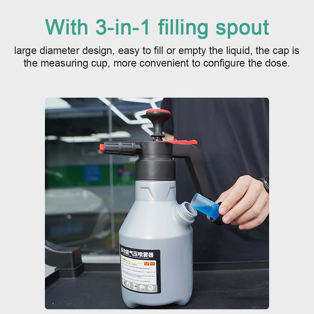 Dazzduo Sprinkler,2 Different Nozzles Sprayer Car Tool Sprayer Car Tool Pump Car Tool Pump Sprayer Sprayer 2 Different 2L Sprayer Car Different Nozzles Car Pump Sprayer 2