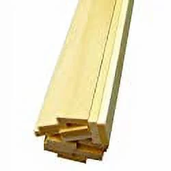 Midwest Products Co. Basswood Strips 3/16x1/2x24 15 MID4059 Wood Building Supplies