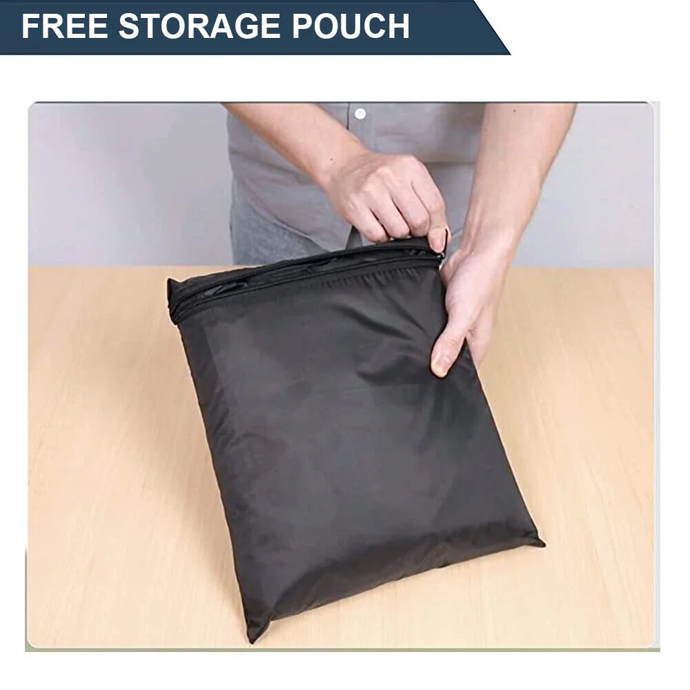 420D Lawn Riding Mower Cover, IC ICLOVER Waterproof Mower Cover Heavy Duty Mildew Resistant UV Protection Tractor Covers Drawstring Universal Fits Decks up to 54