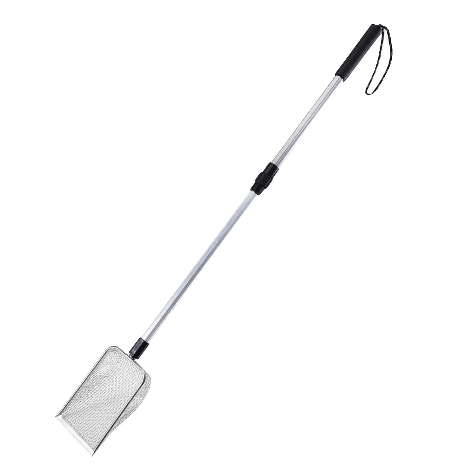Cat Litter Shovel With Extended Handle Stainless Steel Climbing Pet Shovel Beach Shovel Toilet Pickup