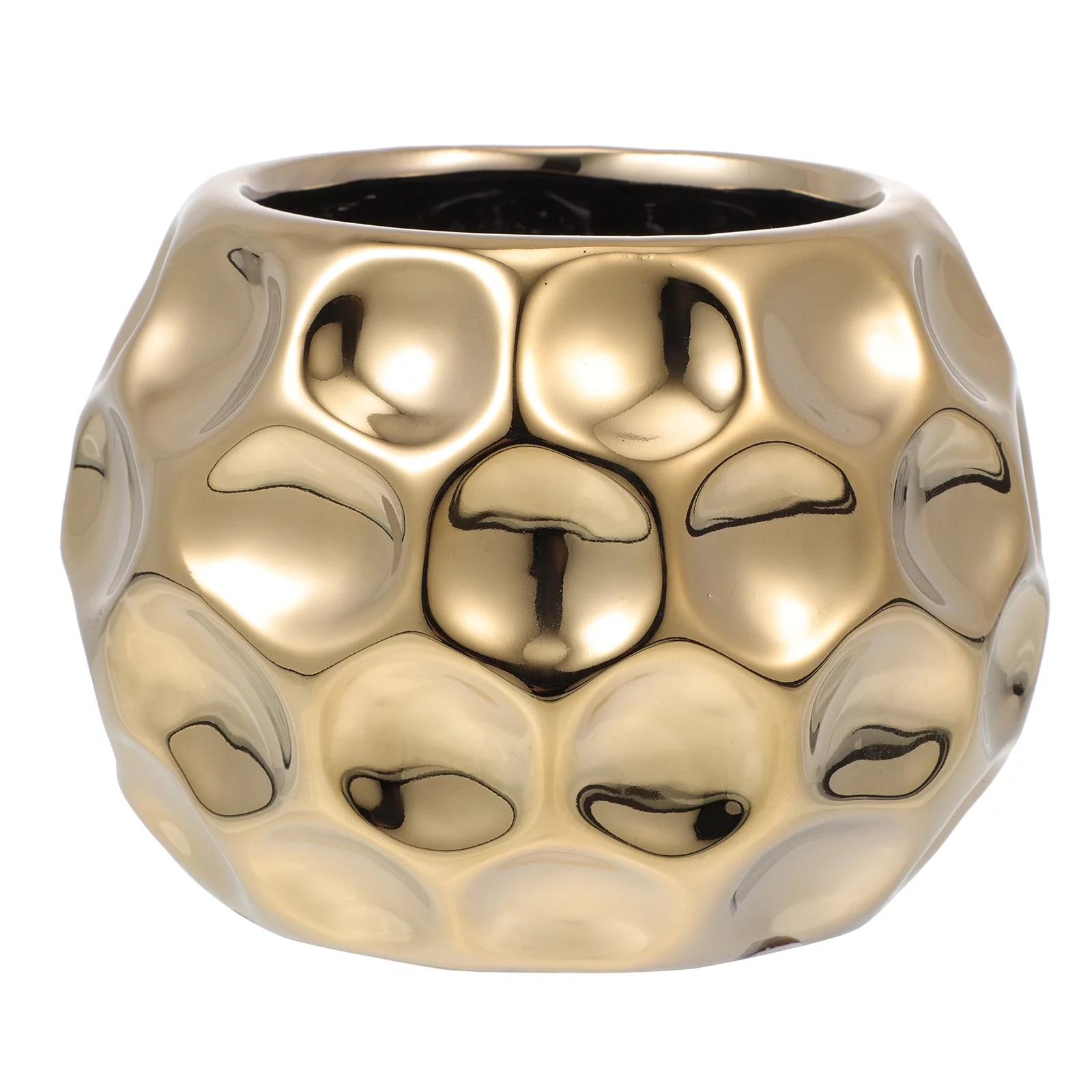 Gongxipen 1pc Delicate Gardening Flowerpot Ceramic Flower Pot Potted Plant Container