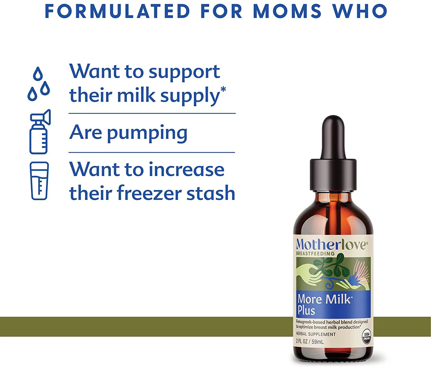 Motherlove More Milk Plus®, Fenugreek-Based Lactation Supplement, 2 Ounce Tincture