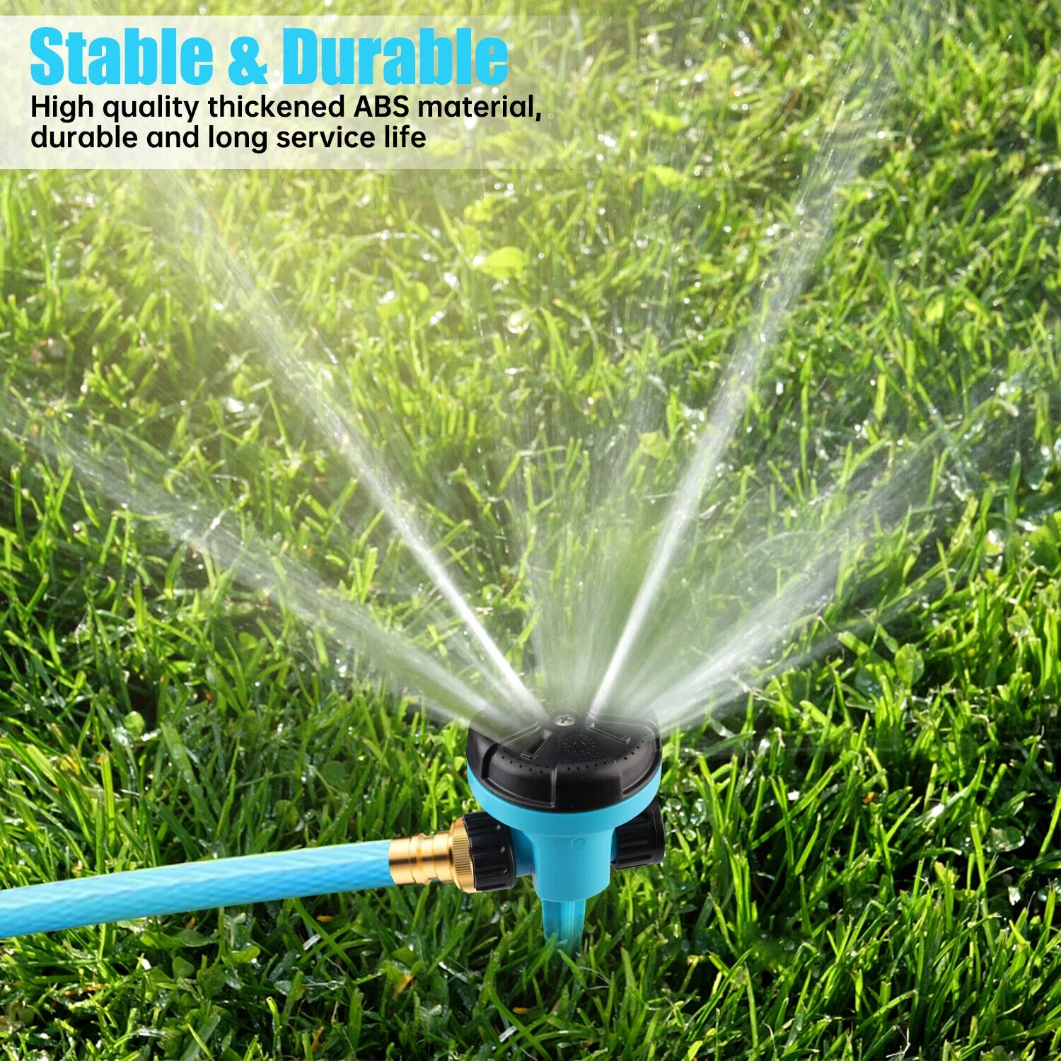 Garden Lawn Sprinkler 3Auto Spray Grass Watering Irrigation System Patio Yard