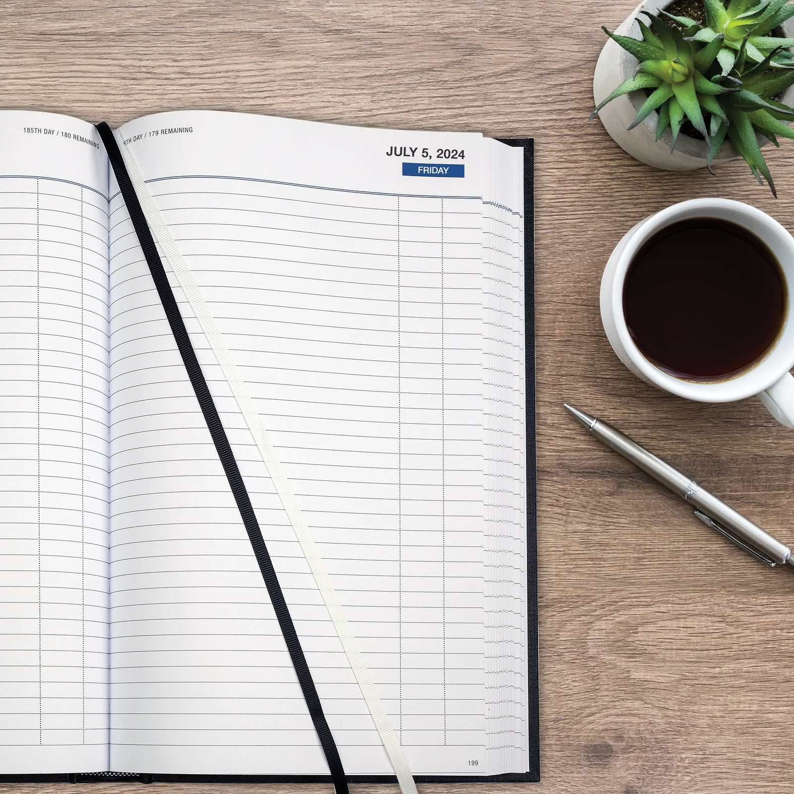 2024 Professional Hardcover Diary Planner 7.75