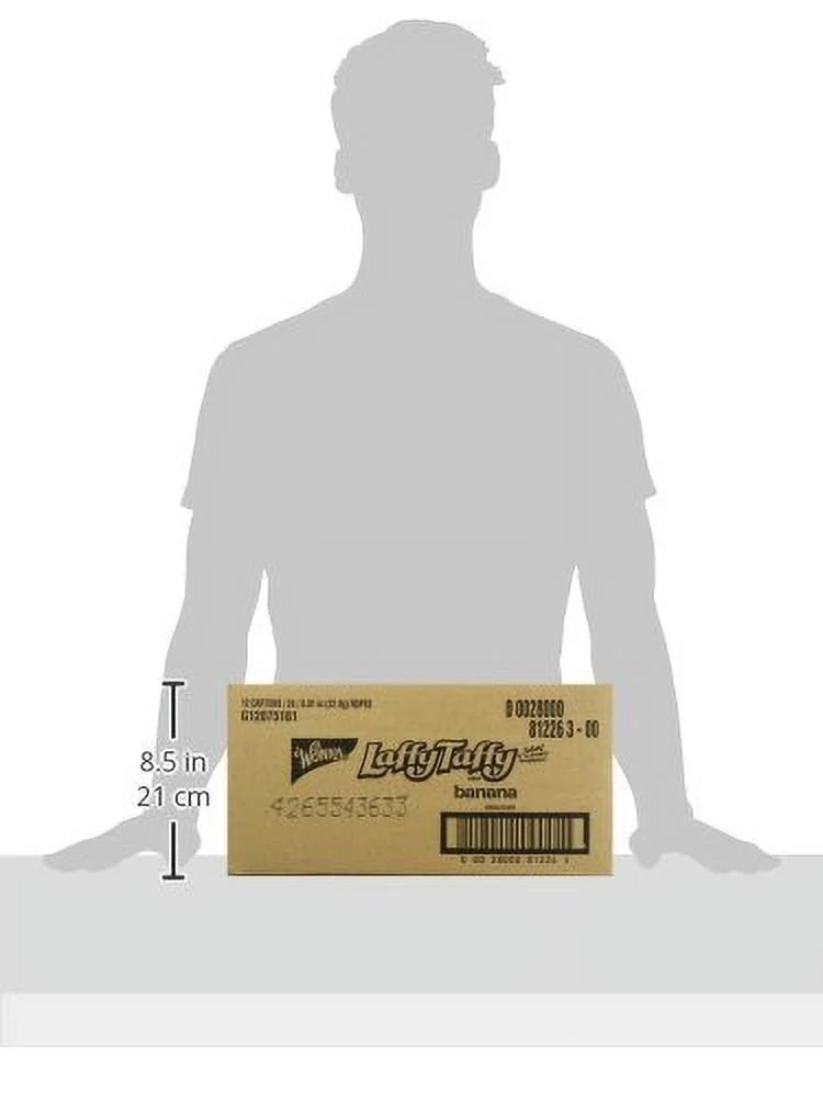 Wonka Rope, Banana, 0.81-Ounce Packages (Pack Of 96)