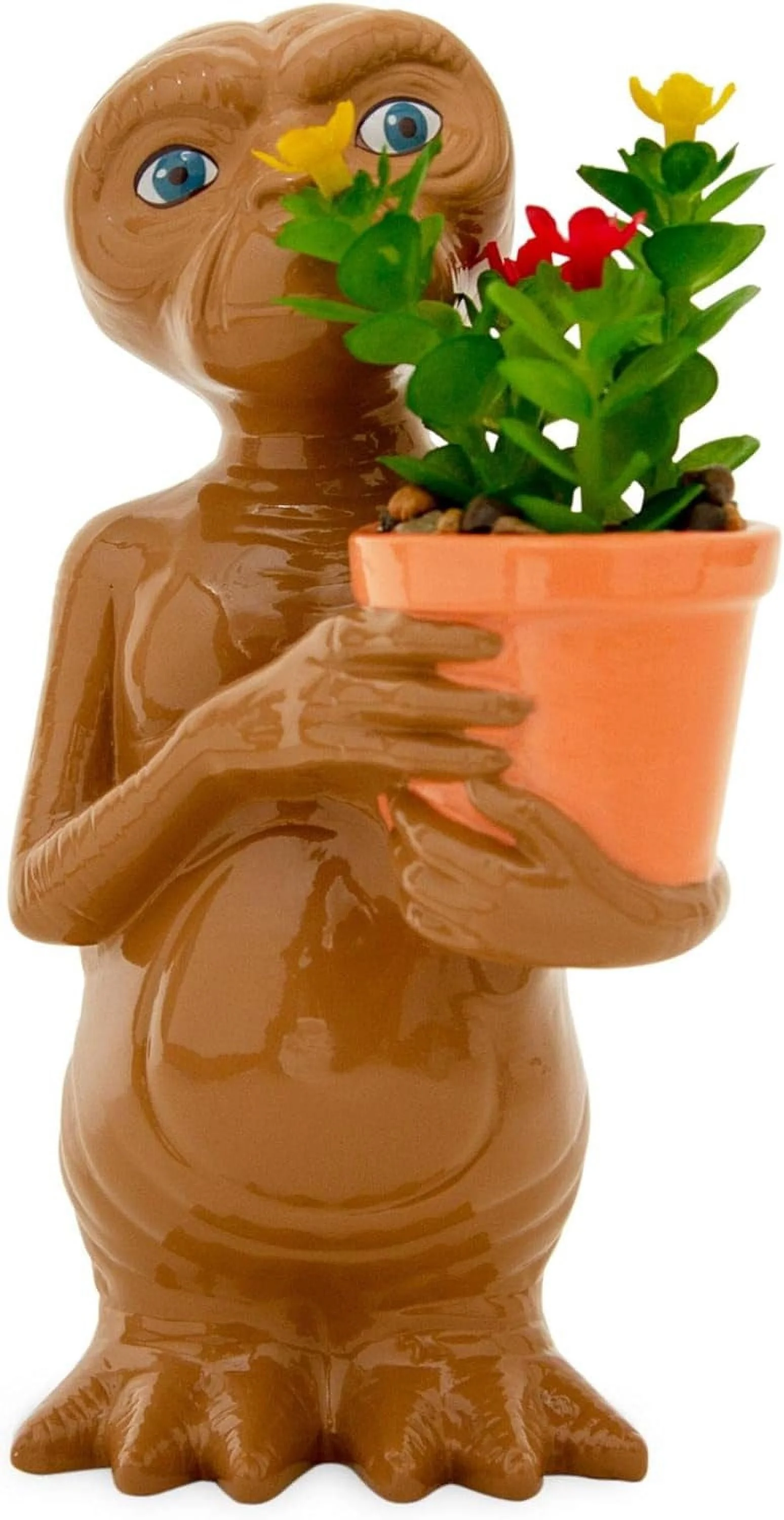 The Extra-Terrestrial 7-Inch Ceramic Planter With Artificial Succulent