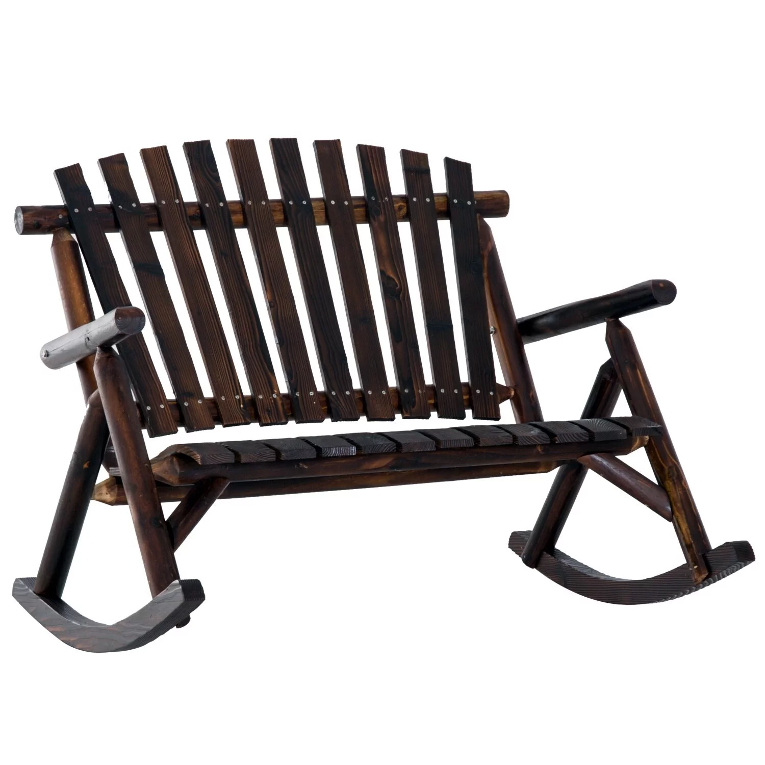 Outdoor double rocking chair-Modern furniture
