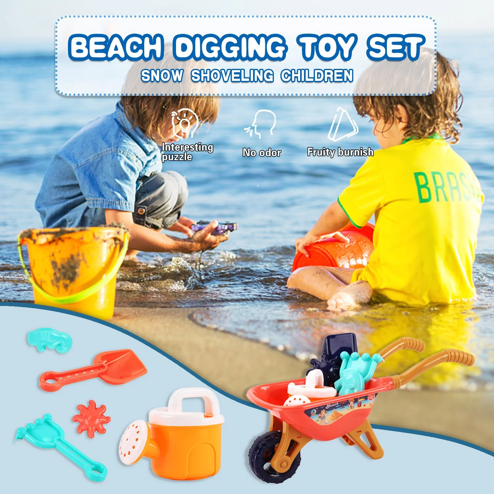 Girls Sand Toy for Toy Summer Gift Play Sandpit Beach Set Sand Outdoor Toy Boys Beach toy Yutnsbel