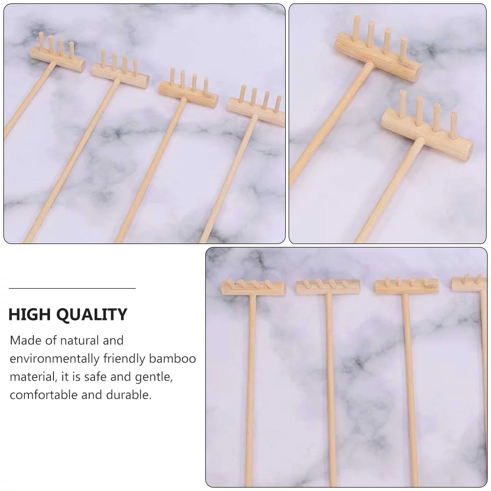 2 Sets/12pcs Zen Garden Rake Professional Tea Art Garden Sandbox Tools Kit
