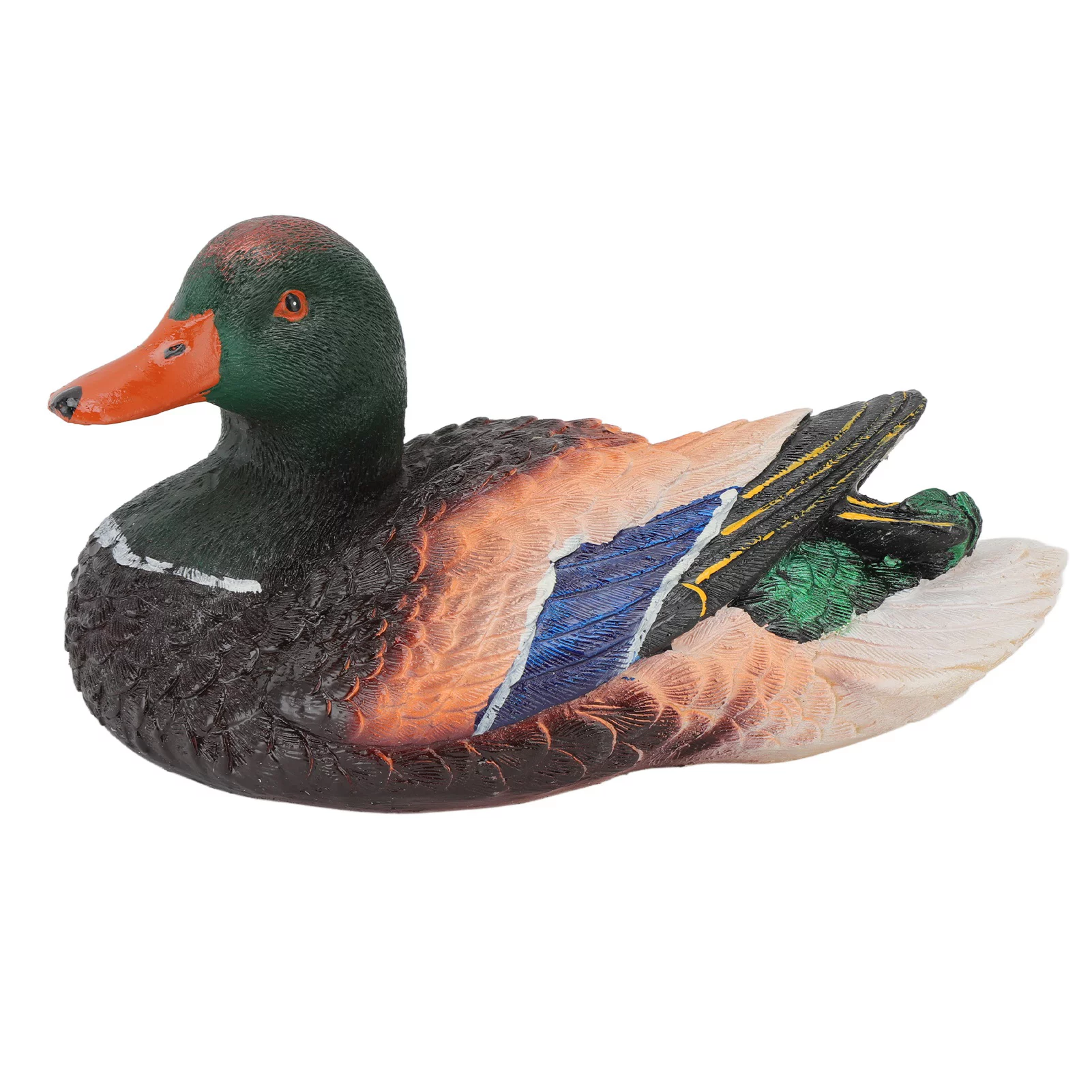 Duck Decoration Simulation Water Floating Duck Sculpture Ornament Synthetic Resin Artware Fountain Pond Decoration
