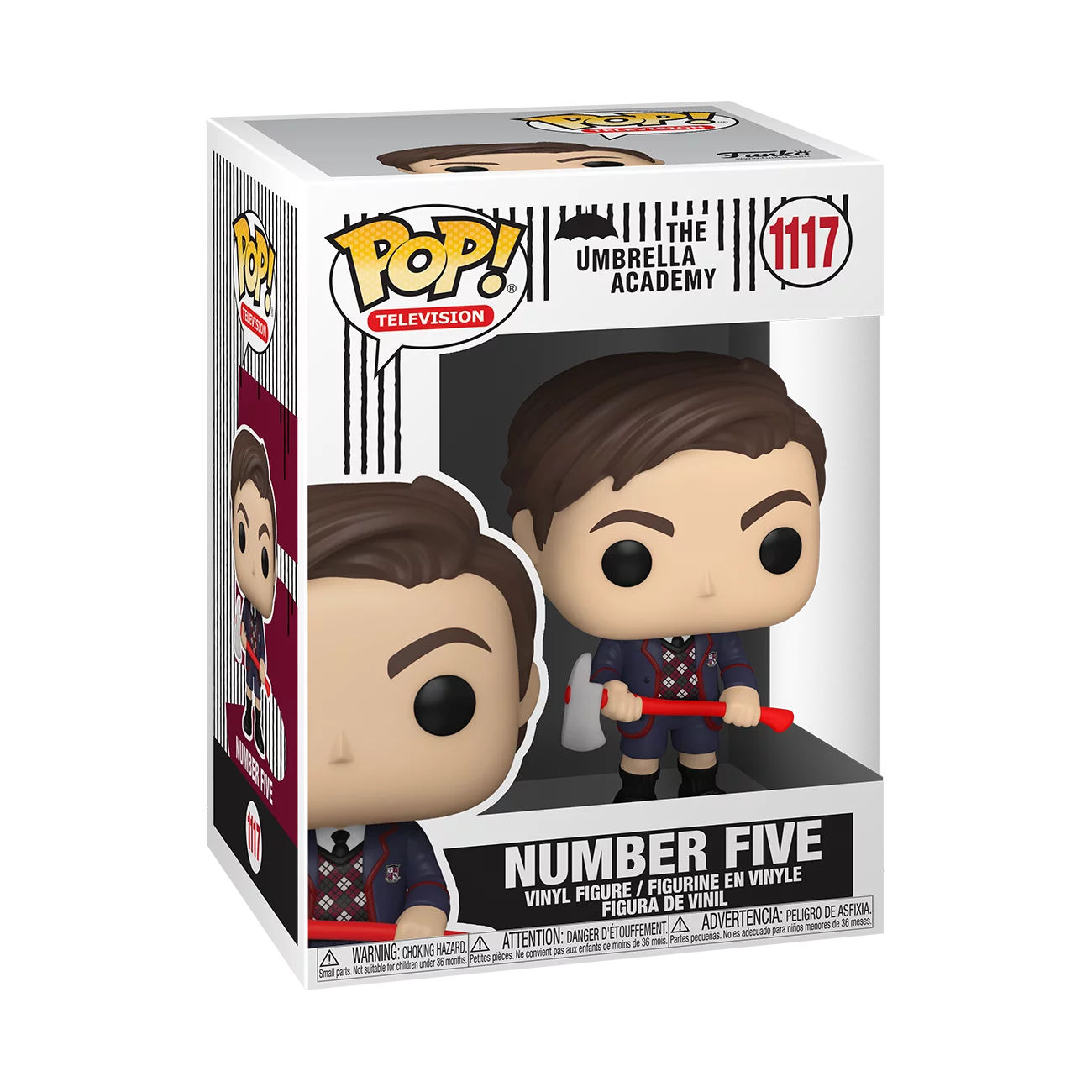 Funko POP TV: Umbrella Academy - Number 5 Collectible Vinyl Figure