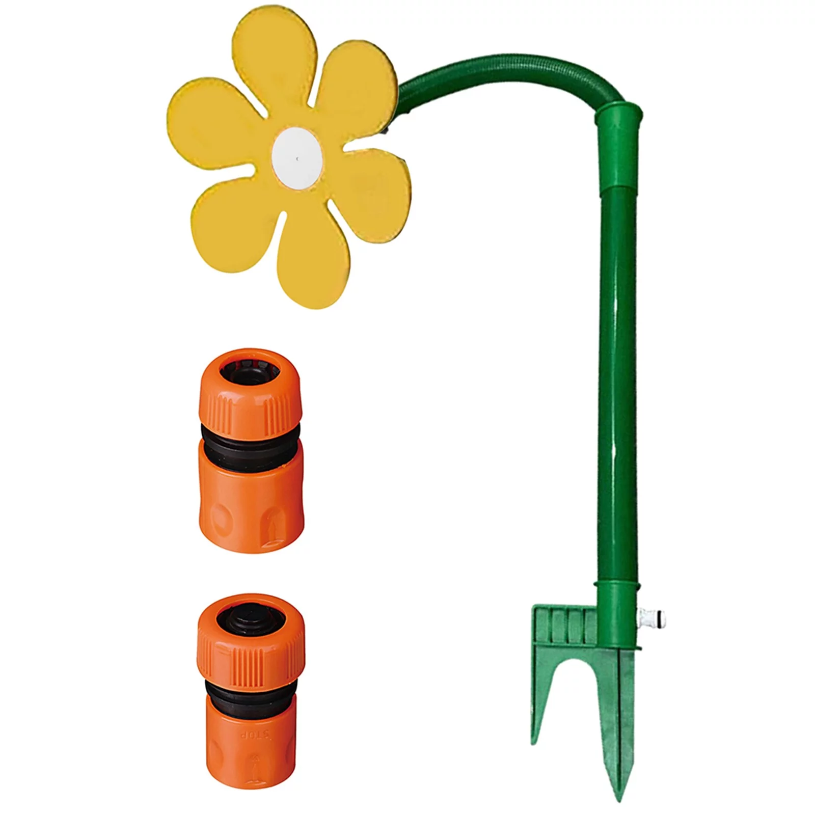Garden Sprinkler Flower Shape 360 Degree Crazy Rotating Garden Sprinkler