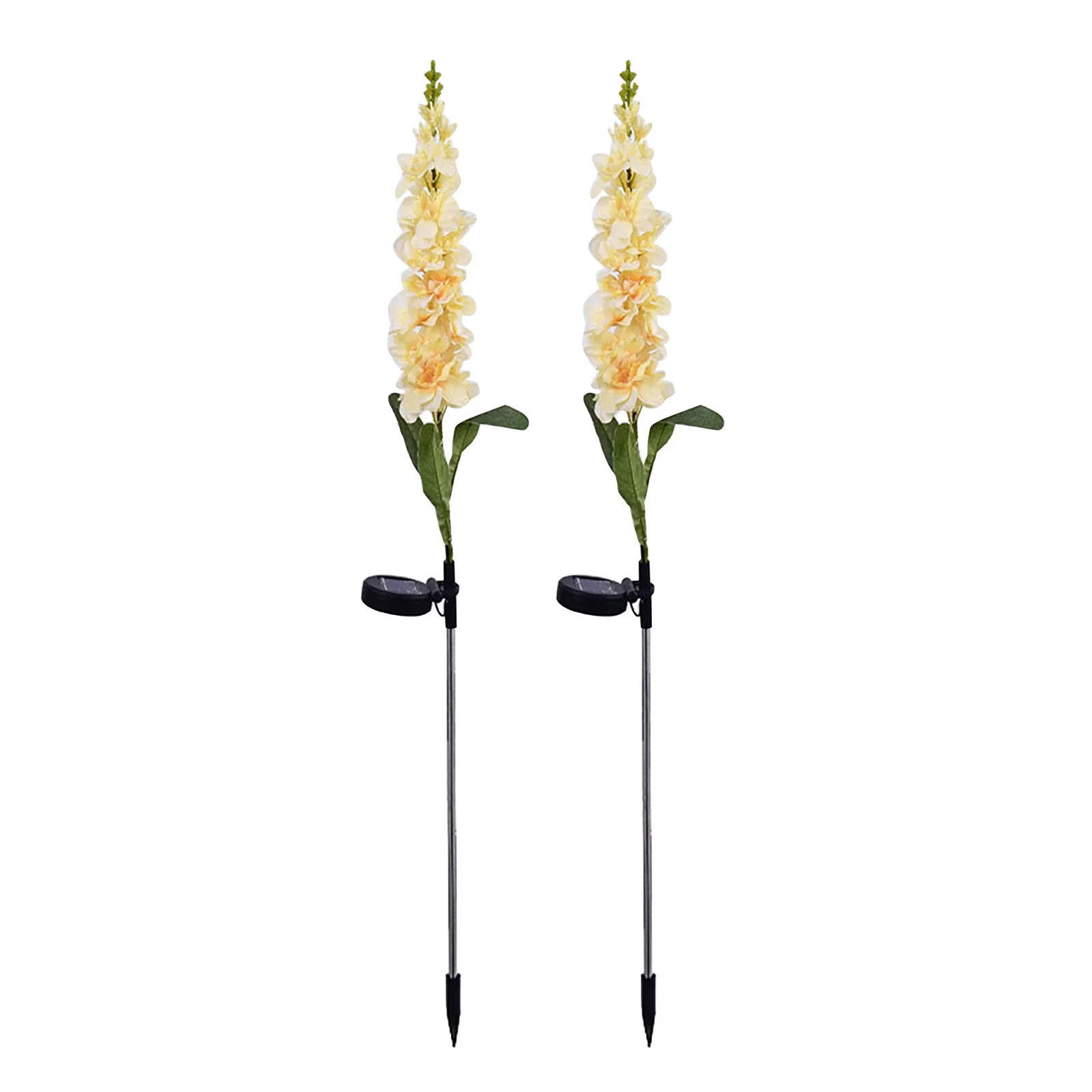 YALFJV LED Solar Violet In-ground Flower Lantern Villa Garden Decoration Light Growing Lights for Seedlings Floor Lamp Modern String of Lights Battery Operated Reading