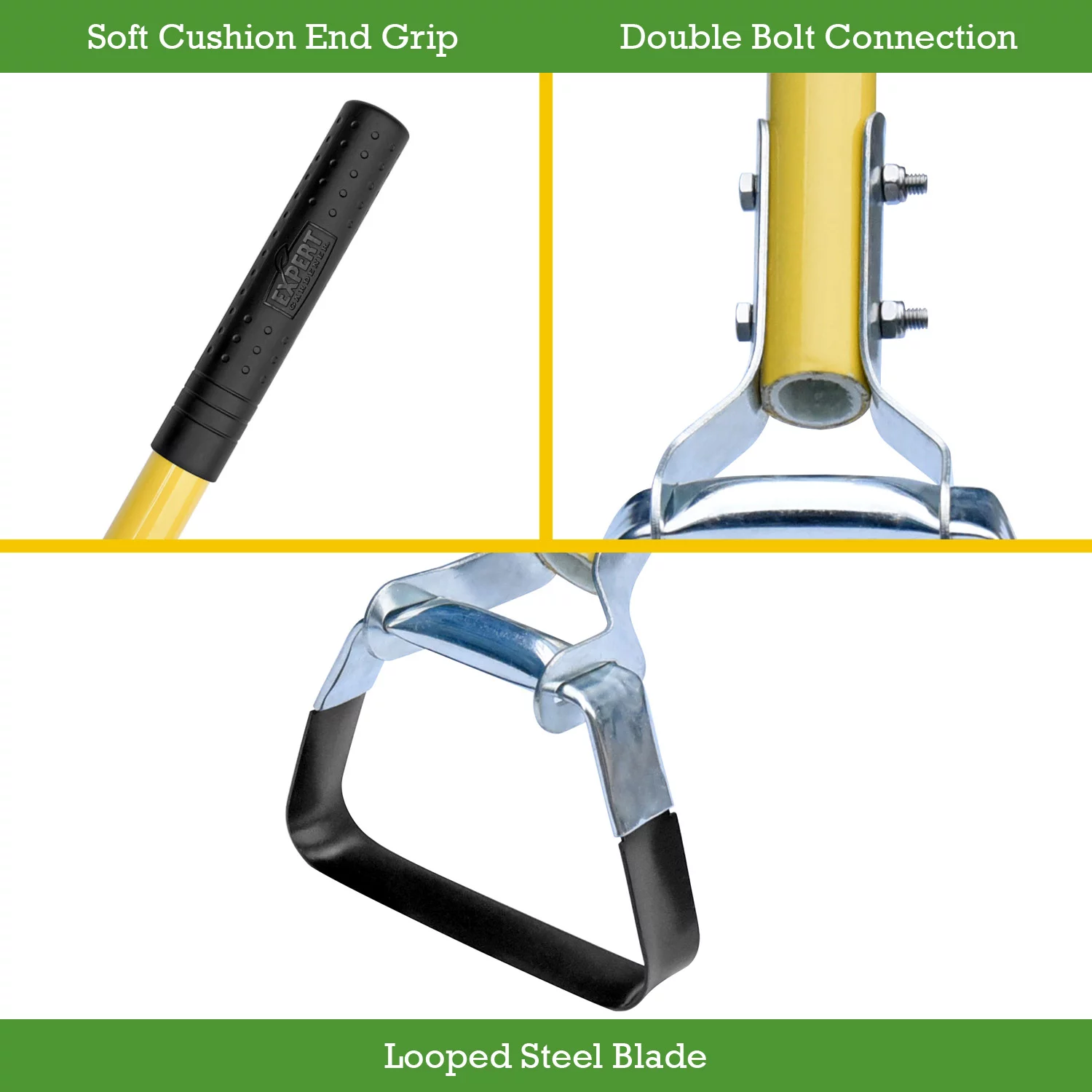 Expert Gardener Fiberglass Long Handle Scuffle Hoe