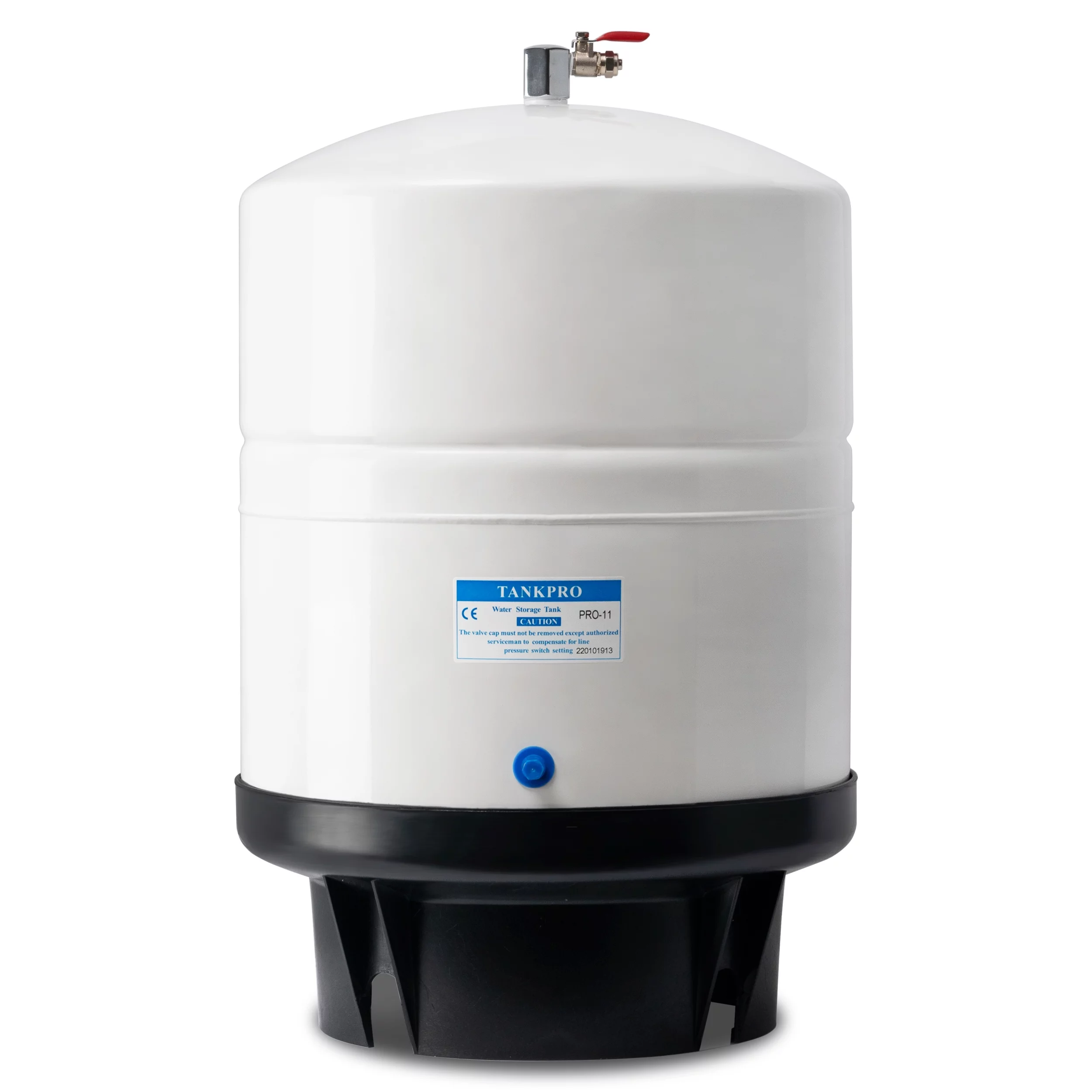 iSpring T11M 11 Gallon Pre-Pressurized Water Storage Reverse Osmosis Systems ro Tank, 11 gal, White