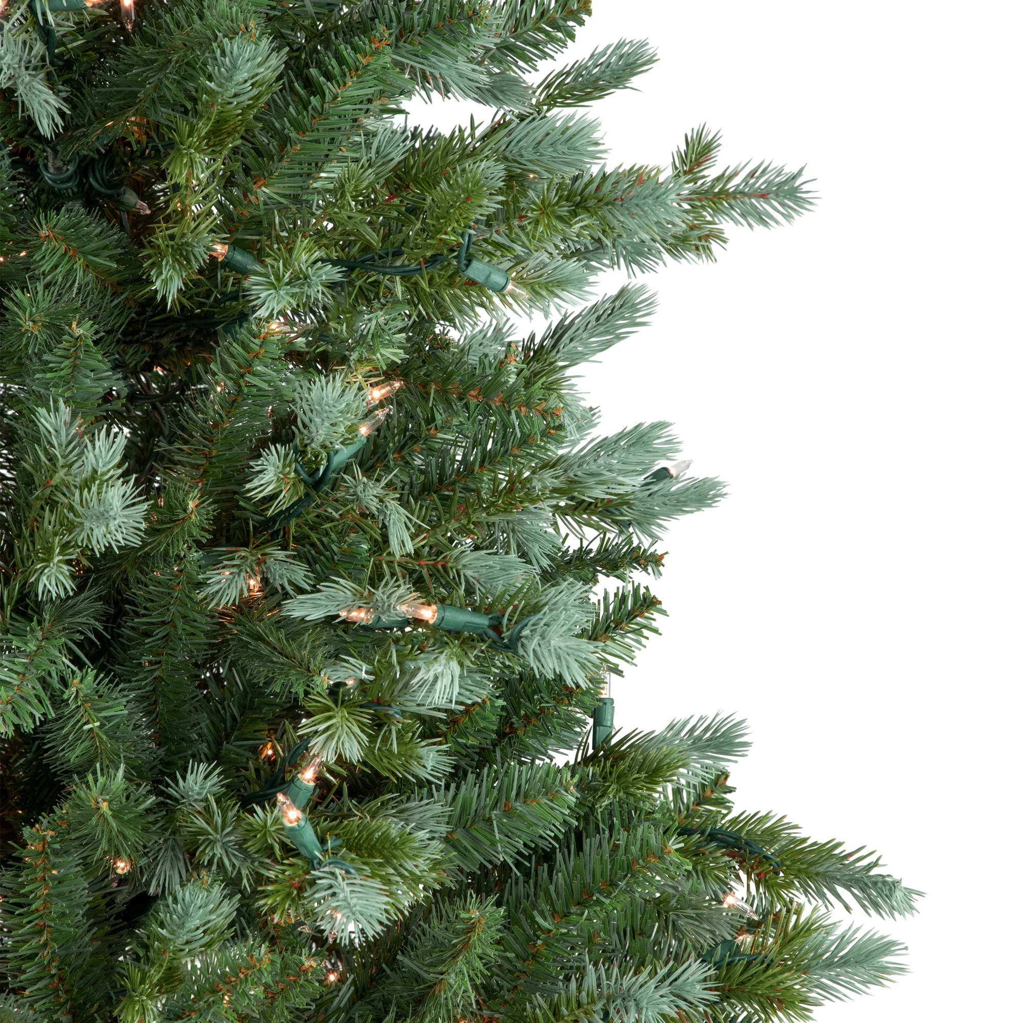 6' Pre-Lit Blue Spruce Artificial Christmas Tree Clear Lights