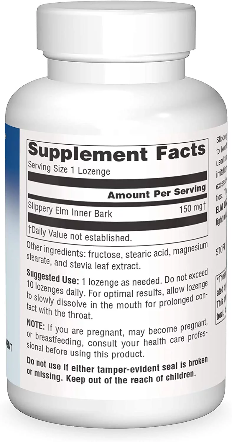 Planetary Herbals Slippery Elm Lozenges 150 mg 200 Lozenge