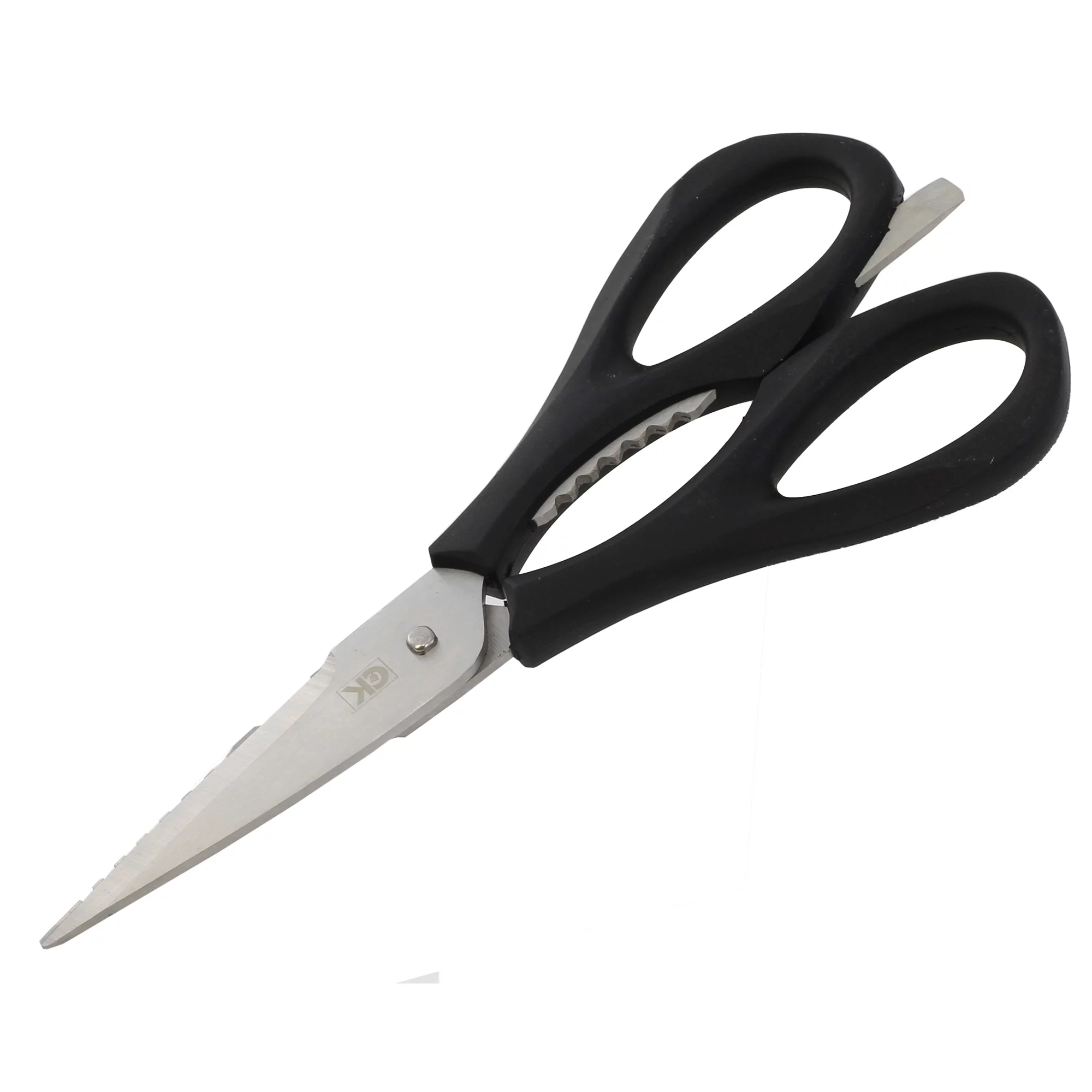 Craft Kitchen Heavy Duty Stainless Steel Kitchen Shears with Bottle Opener and Pull Tab Opener