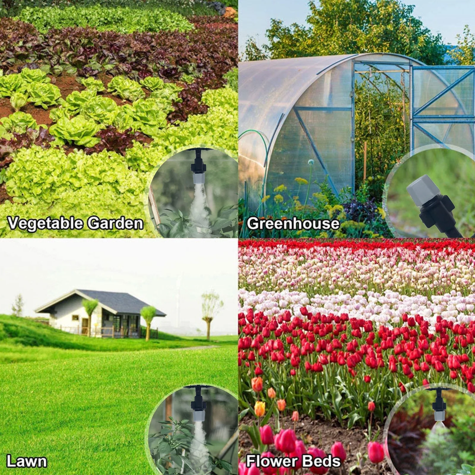 Irrigation System,Diy Kit With Quick Patio Lawn Nozzles Quick Patio 10m/32.8ft Diy Kit Dsfen Qisuo Lawn Er Beds Solinder