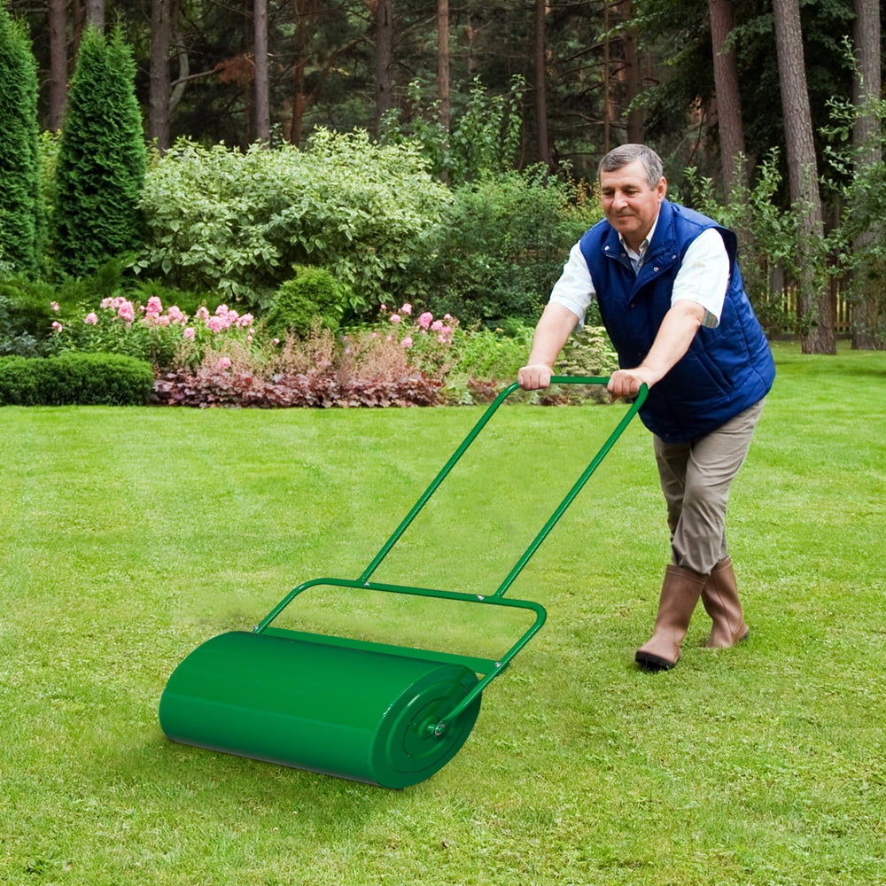 Lawn Roller with U-Handle - 30.87 - Ultimate Lawn Care Companion