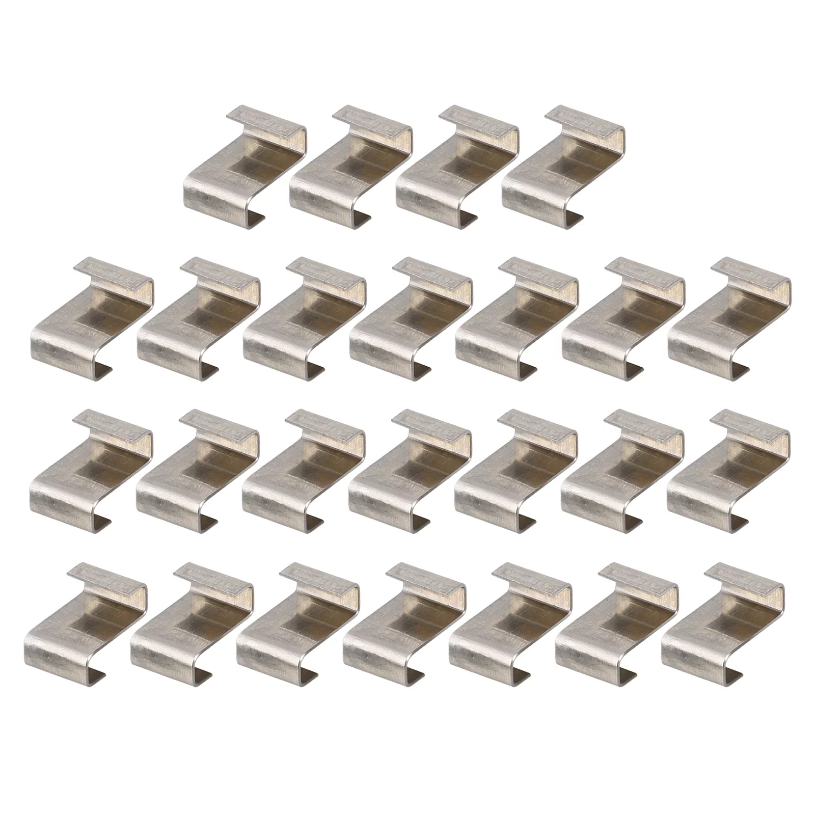 25pcs Glass Clips Greenhouse Glass Window Z Shaped Overlapping Fixing Clips,