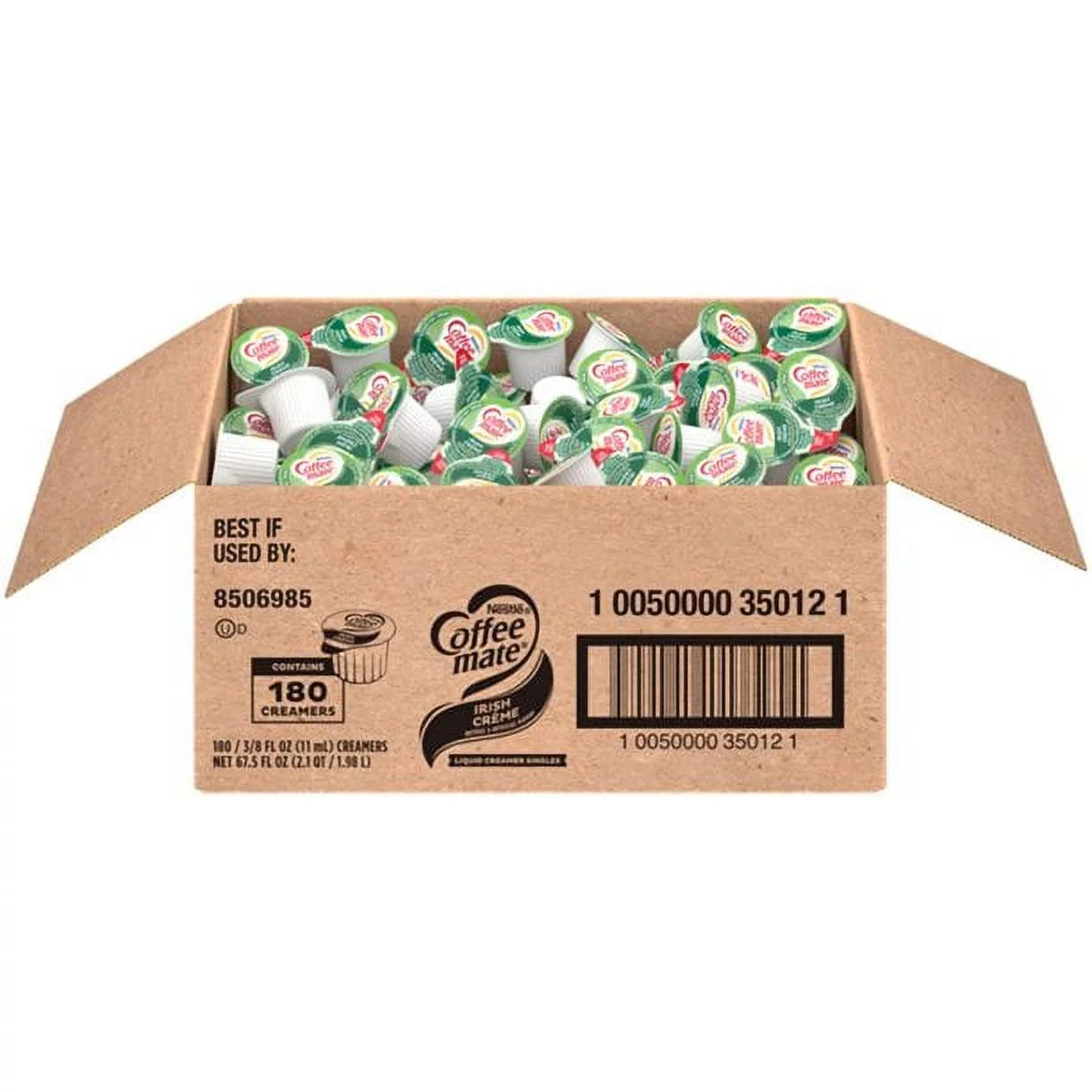 Coffeemate, Creamer Tubs Irish Cream, Count 180 (0.375 oz ) - Coffee Creamer / Grab Varieties & Flavors