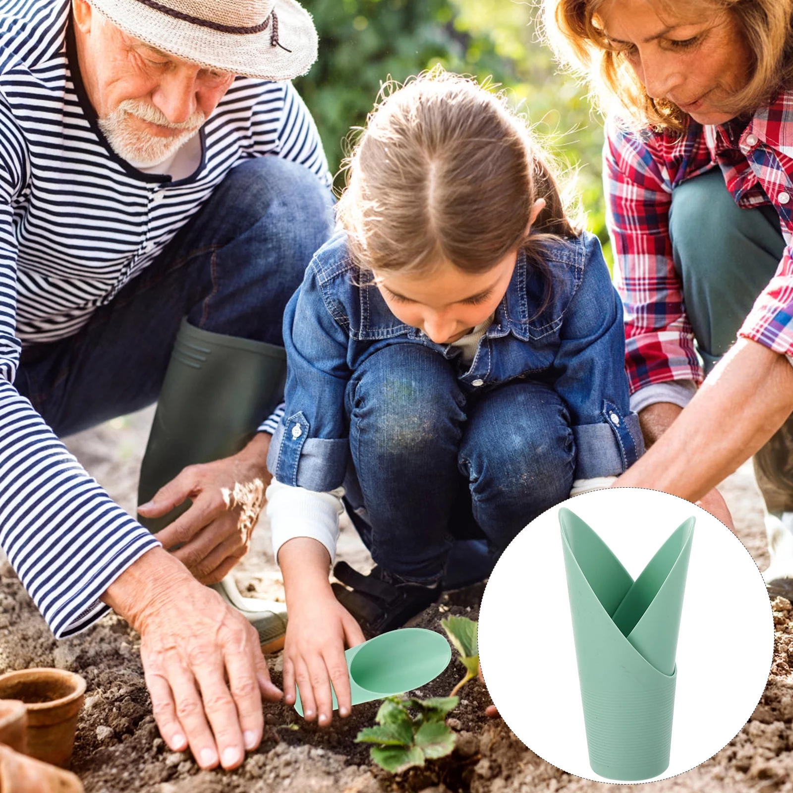 6pcs Small Gardening Tools Bonsai Soil Scoops Bonsai Soil Moving Planting Scoops