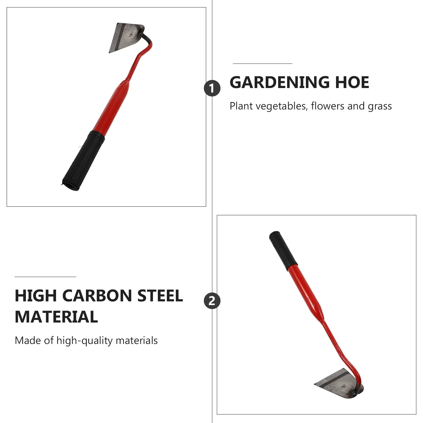 Gongxipen 2pcs Gardening Hand Hoe Flower Hoe Vegetable Gardening Grass Digging Tool