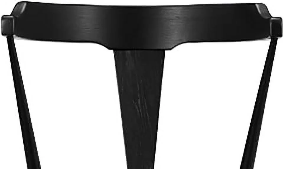 QUGDXVBN POLY & BARK Enzo Dining Chair Oak  Black