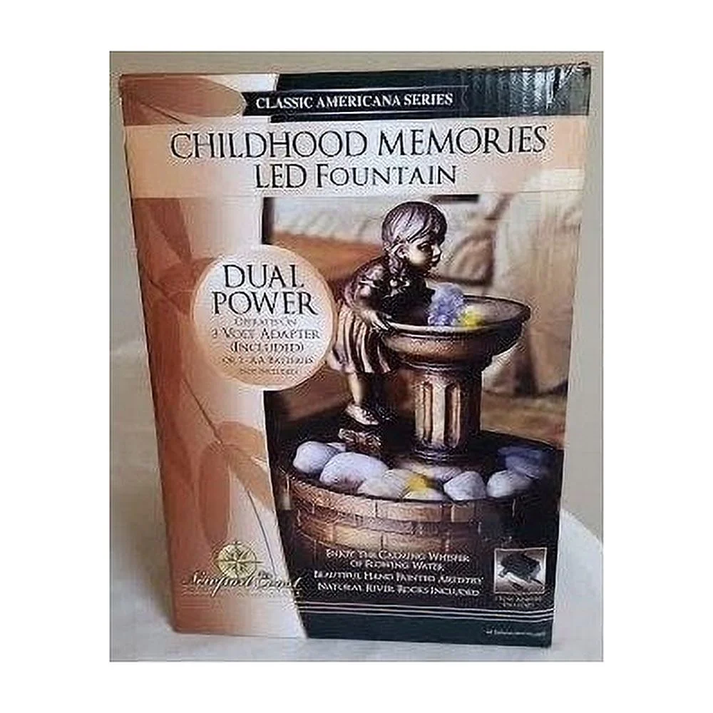 Childhood Memories Girl LED Fountain