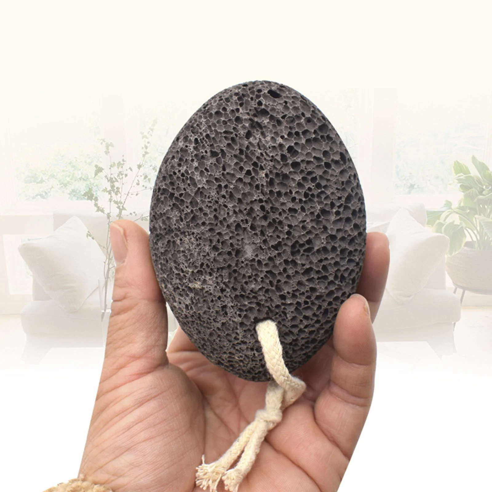 Jelly Pedicure Foot Care Tools Foot Grinding Stone Oval Honeycomb Foot Rubbing Stone To Dead Skin Heel Foot Black Foot Board