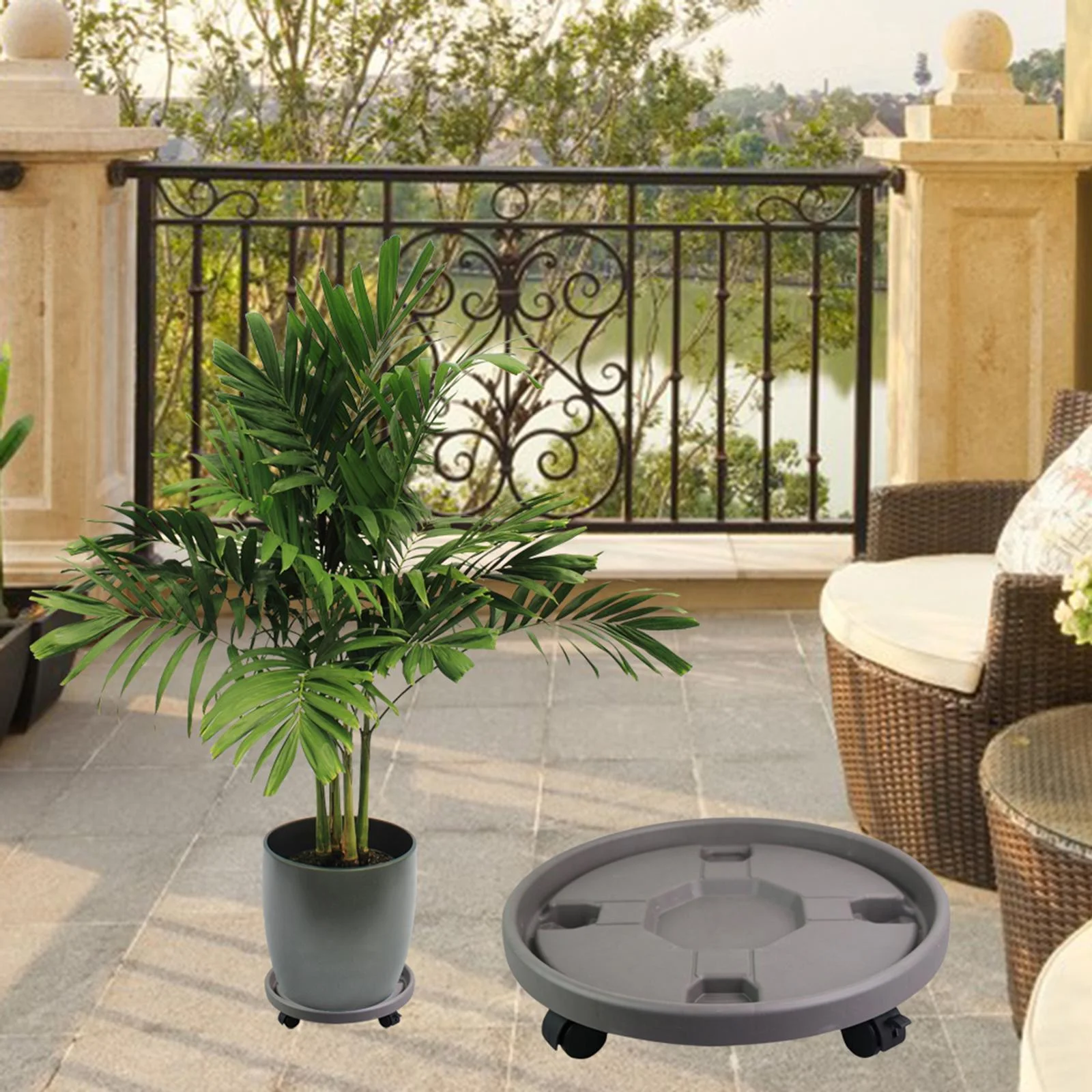 Heavy Duty Plant Rollers Plant Roller for Outdoor Plants Flower Pot