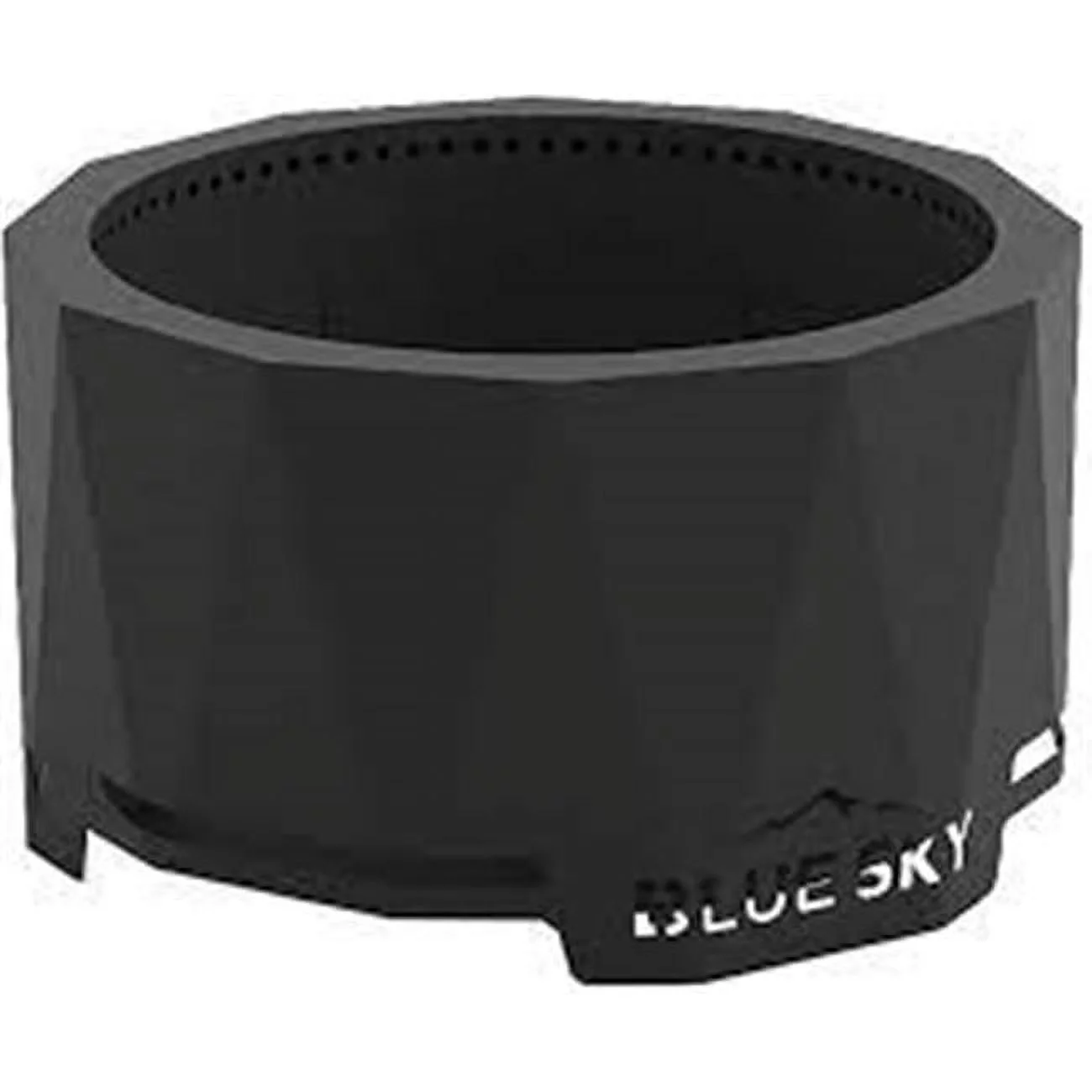 Blue Sky Outdoor Living 24” Steel Peak Patio Smokeless Fire Pit with Spark Screen Kit, Firewood and/or Wood Pellet Burning