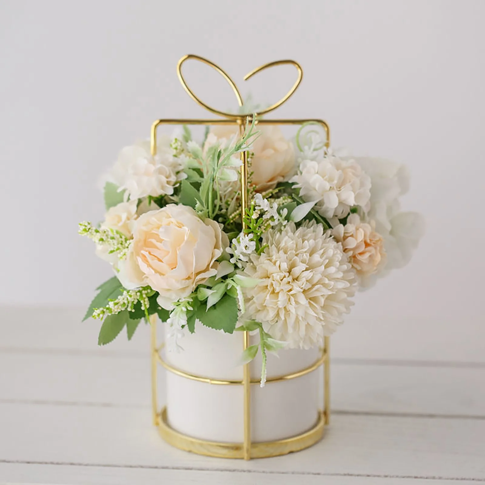 Coerni Bonsai Desktop Green Succulents Decor Pot Flower Tree Decoration & Hangs Artificial Flowers Bouquet