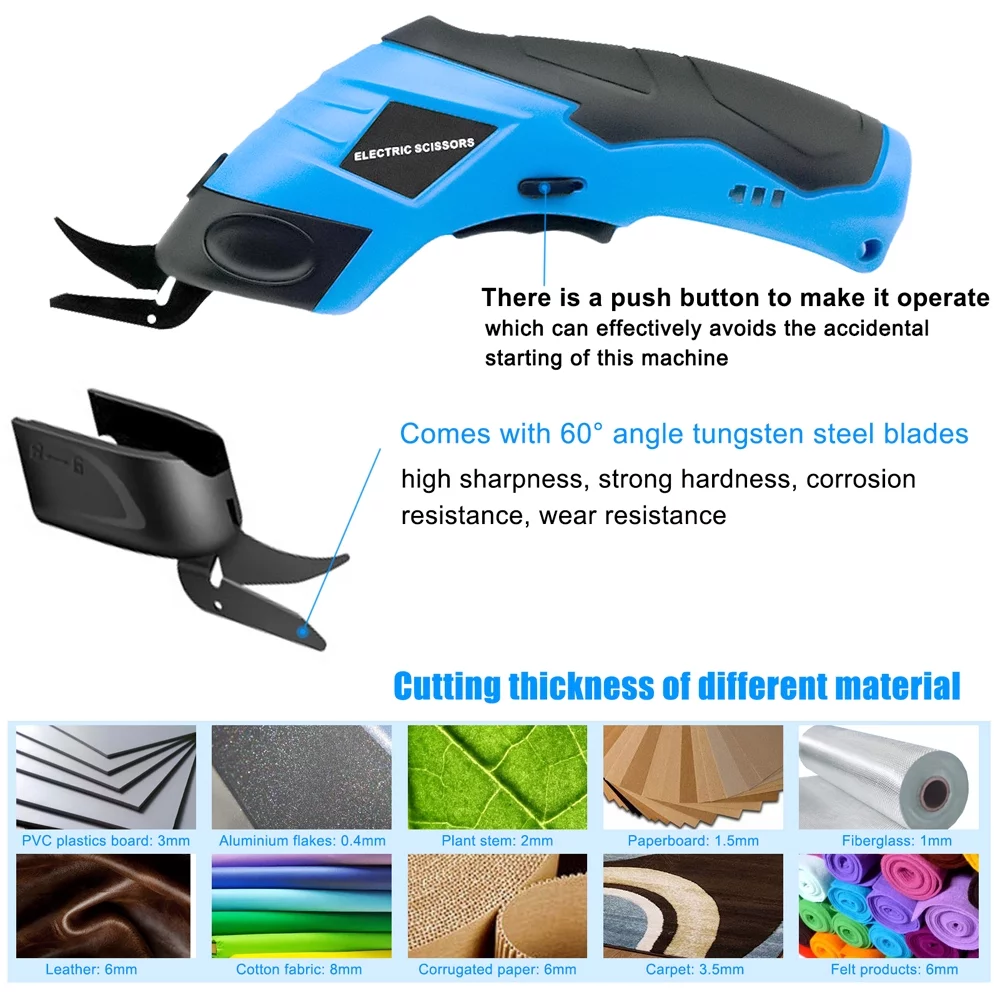 Electric scissors,Cloth Cutter Portable Cutter Portable Fabric Portable Fabric Leather Eryue Scissors Eryuehandheld Huiop Scissors Siuke Handheld