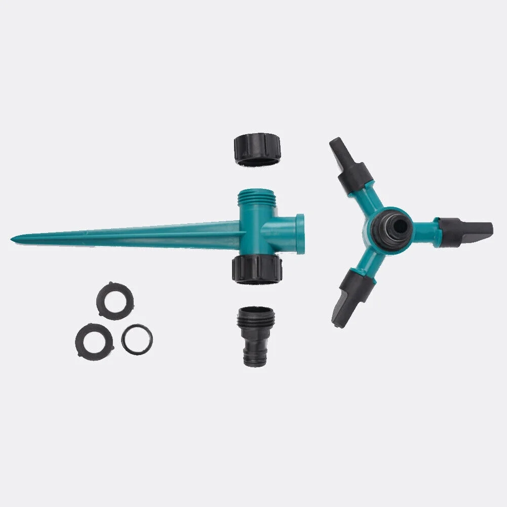 US 2-4 Pack 360° Rotation Auto Irrigation System Garden Lawn Sprinkler Watering