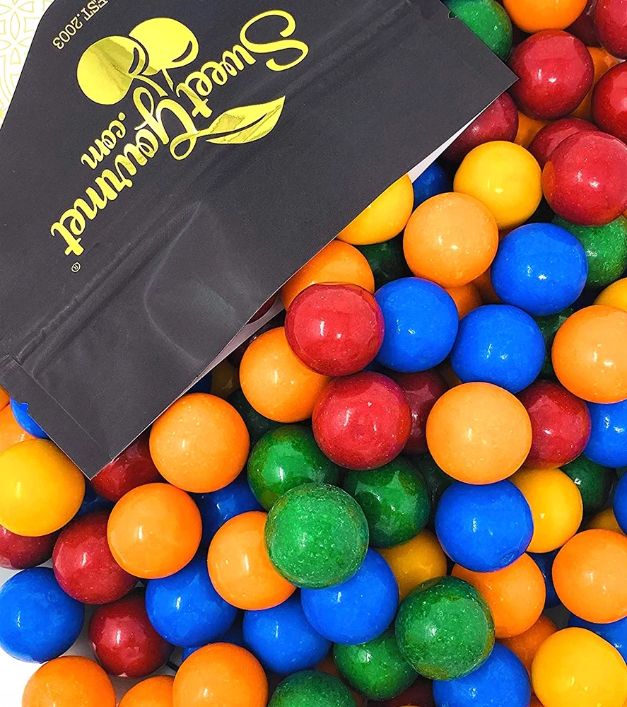 SweetGourmet Cry Baby Guts | Extra Sour Candy Filled Dubble Bubble Gumballs | 1.5 pounds