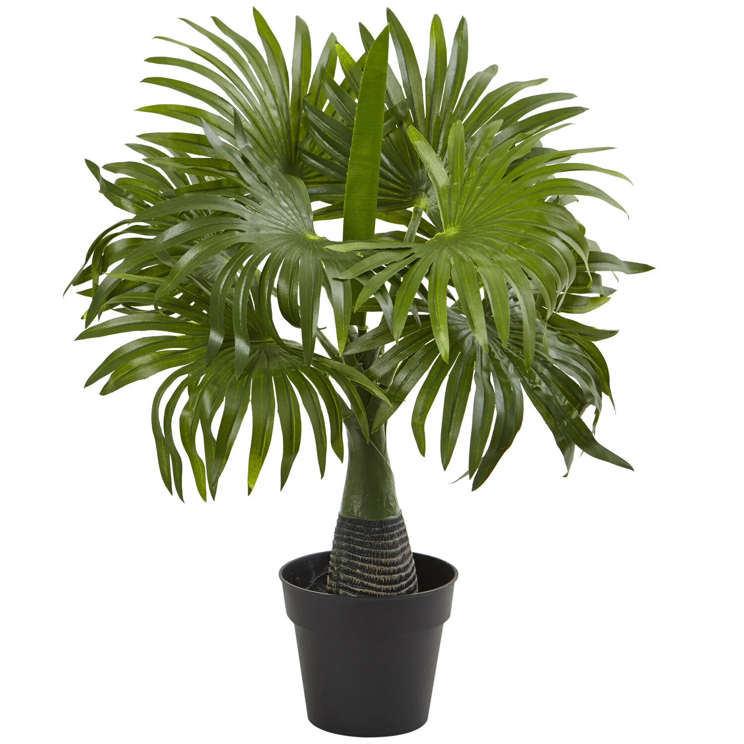 HomeStock Modern Motifs Areca, Fountain & Banana Palm Artificial Trees (Set Of 3)