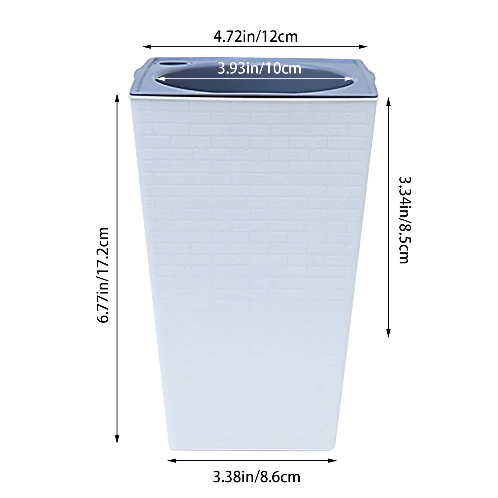 LHWEN Self Watering Plant Pots Decorative Square Plastic Pots For Indoor And Outdoor Yard Gardening And Home Decor Great Gifts Multiple Drainage Designs For Healthy Plants