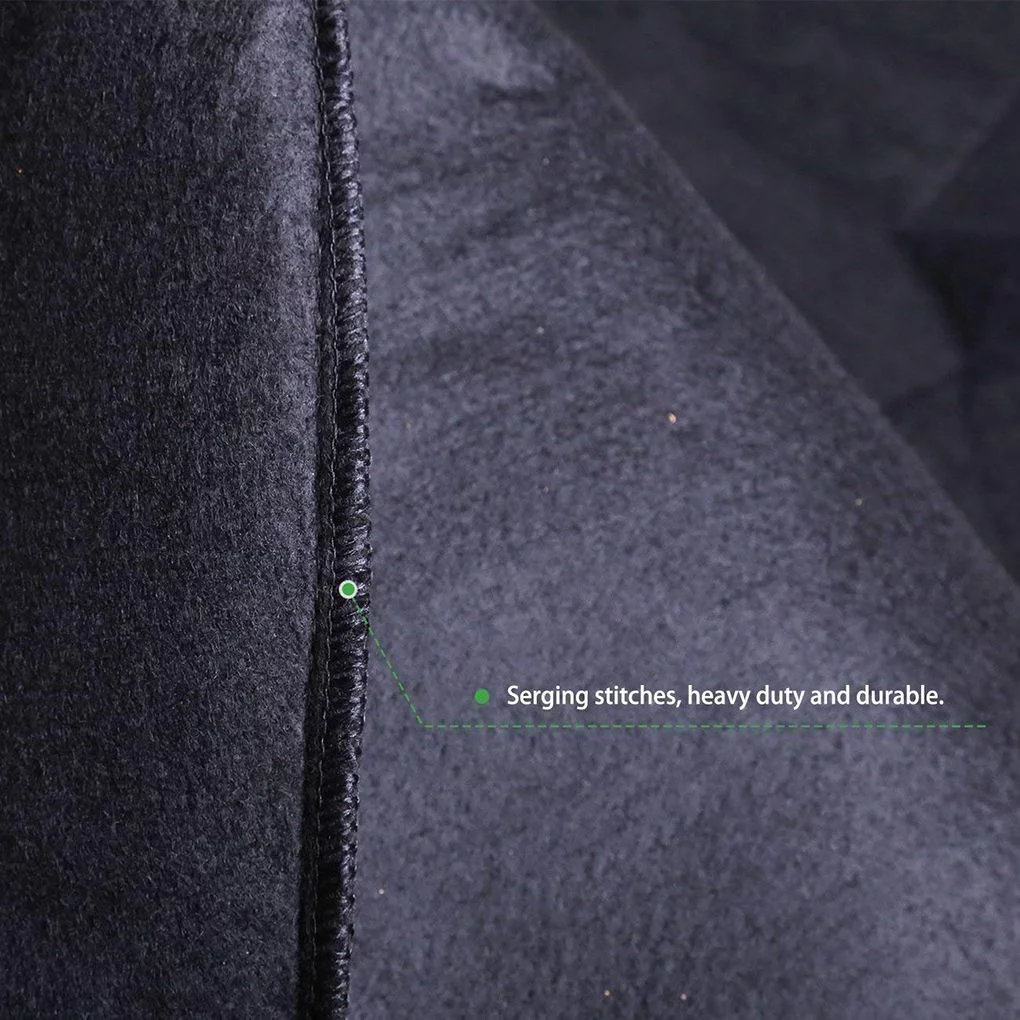 Black Planting Grow Bags 20 Gallon Cloth Pots Grow Pouches Fabric Handles Vegetables Container