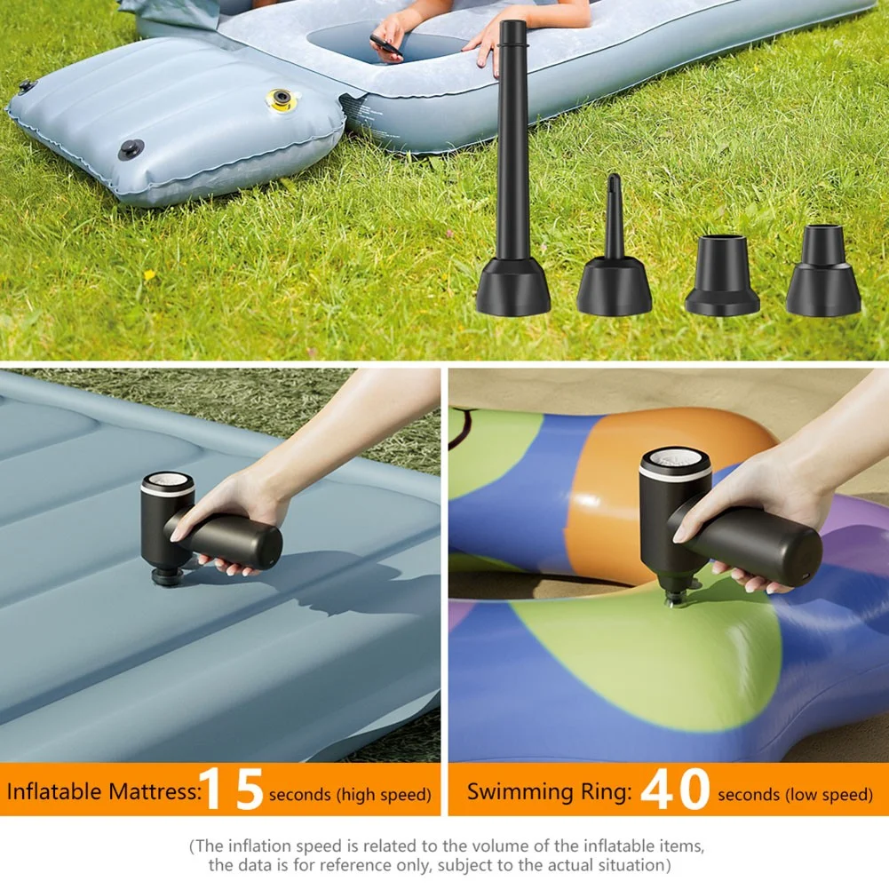 100000 RPM Air Duster Blower Compressed Cordless Air Duster for Pcs Computer Keyb