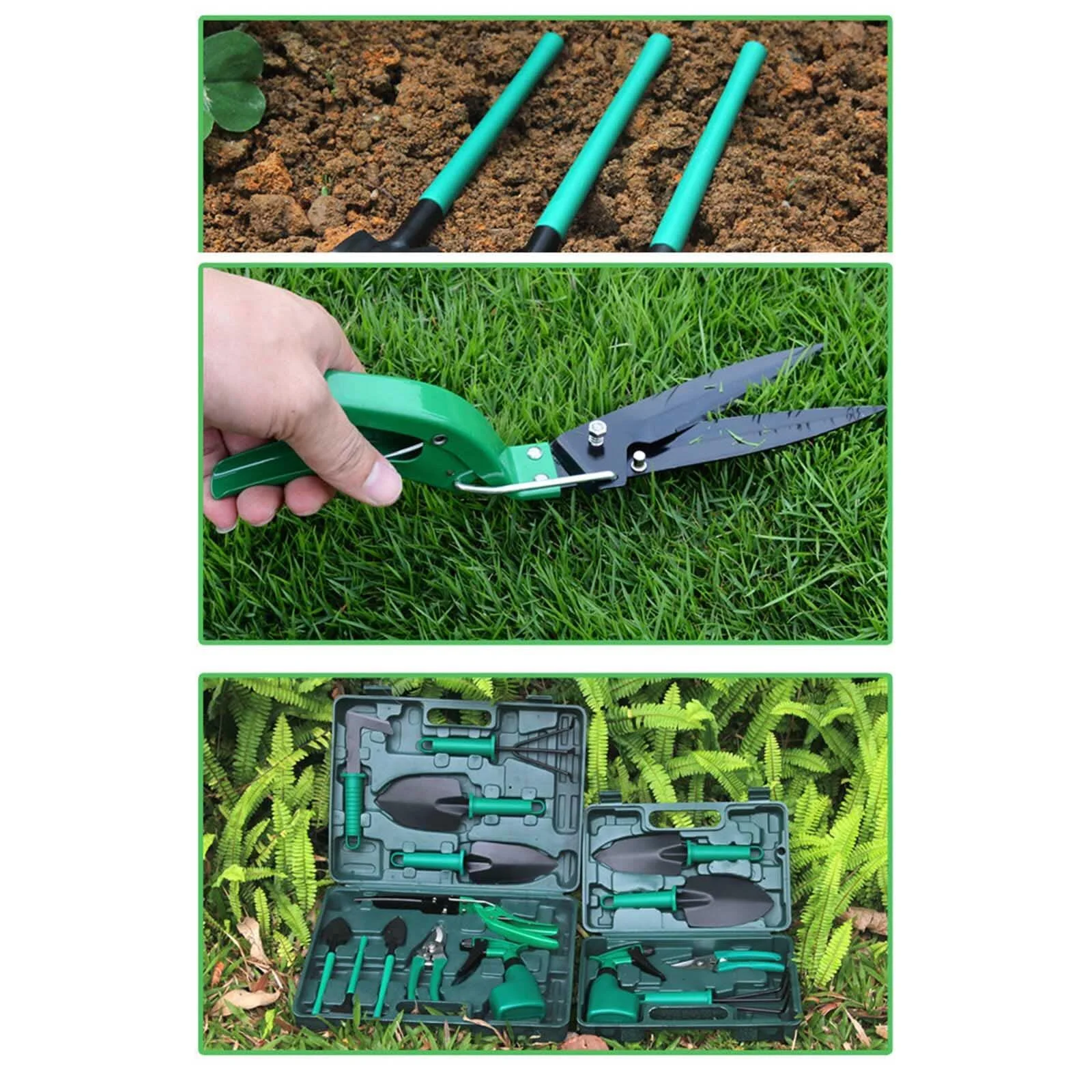 5pcs/10pcs Tools Set Gardening Planting Tools Gardening Tools Planting Plate Landscape Potted Garden Plants Shovel Weeding Set