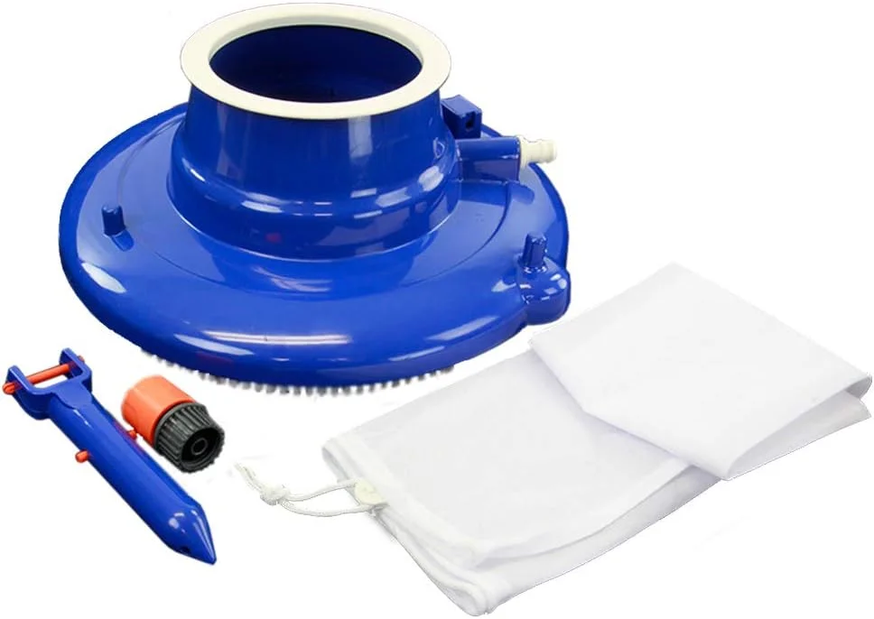 Leaf Gulper Vacuum Cleaner For Swimming Pool With Brushes & Swivel Wheels | Ultra Fine Mesh Bag | The Perfect Swimming Pool Leaf Vacuum For Your Above Ground Or Inground Swimming Pool