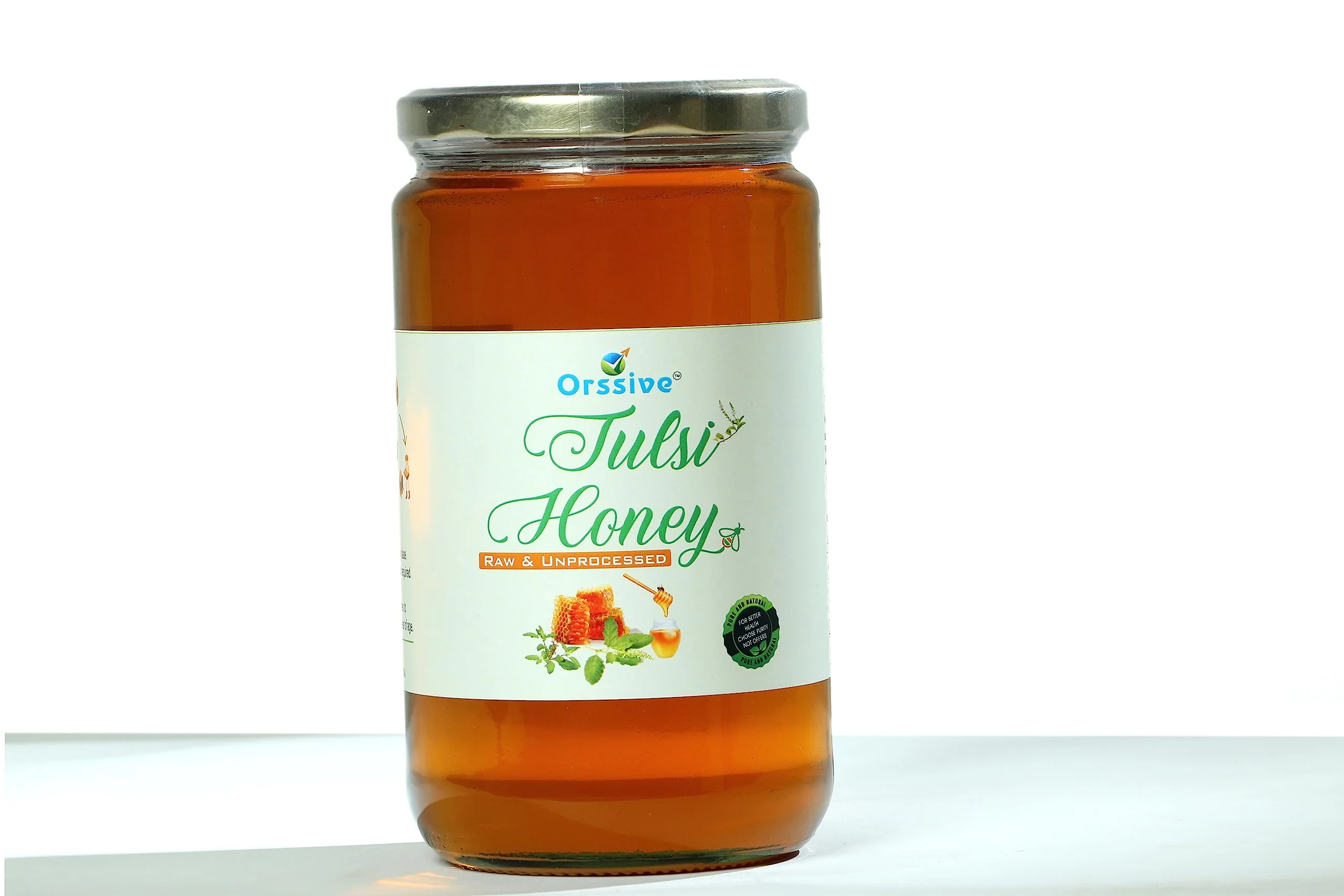 Orssive 100% Pure Unprocessed Unpasturised Tulsi Honey 1 Kg