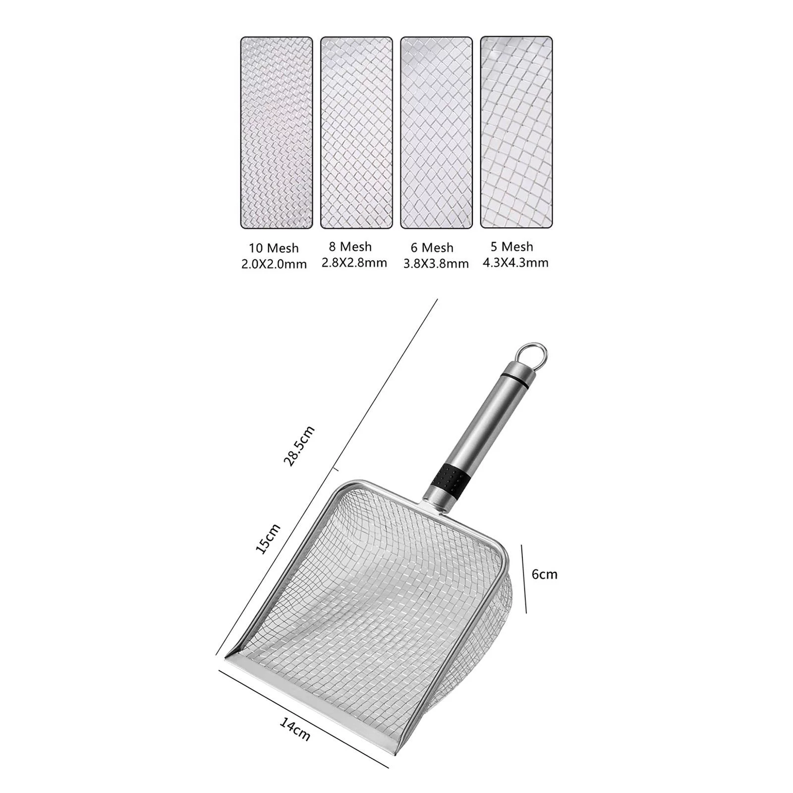 Cats Litter er Deep Shovel Fast Sifting Shovel Pets Sifter Shovel Mesh Spacing 5
