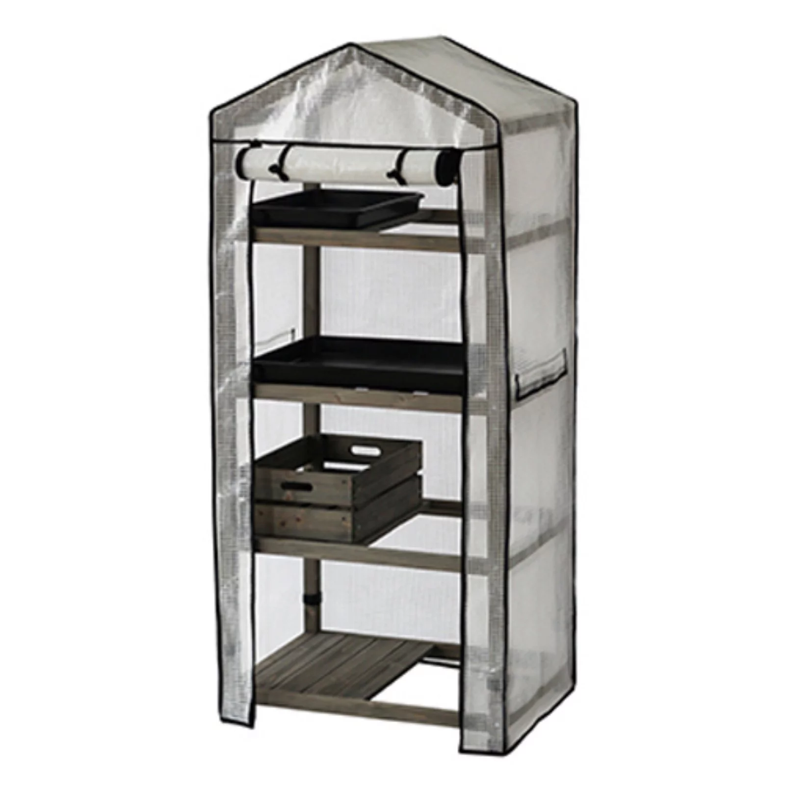 VegTrug Wooden Greenhouse Nursery and Cover