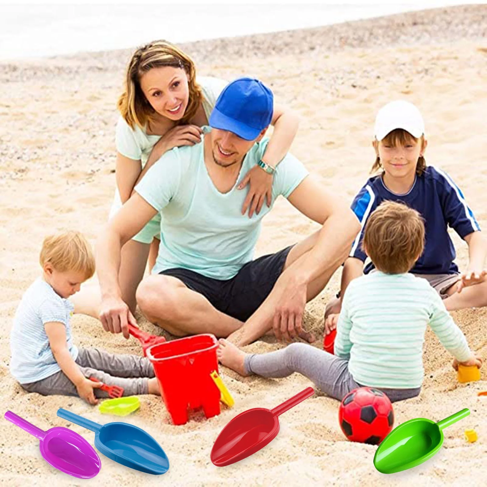 Children's Beach And Snow Multi-Purpose Plastic Shovel Children's Outdoor Toys
